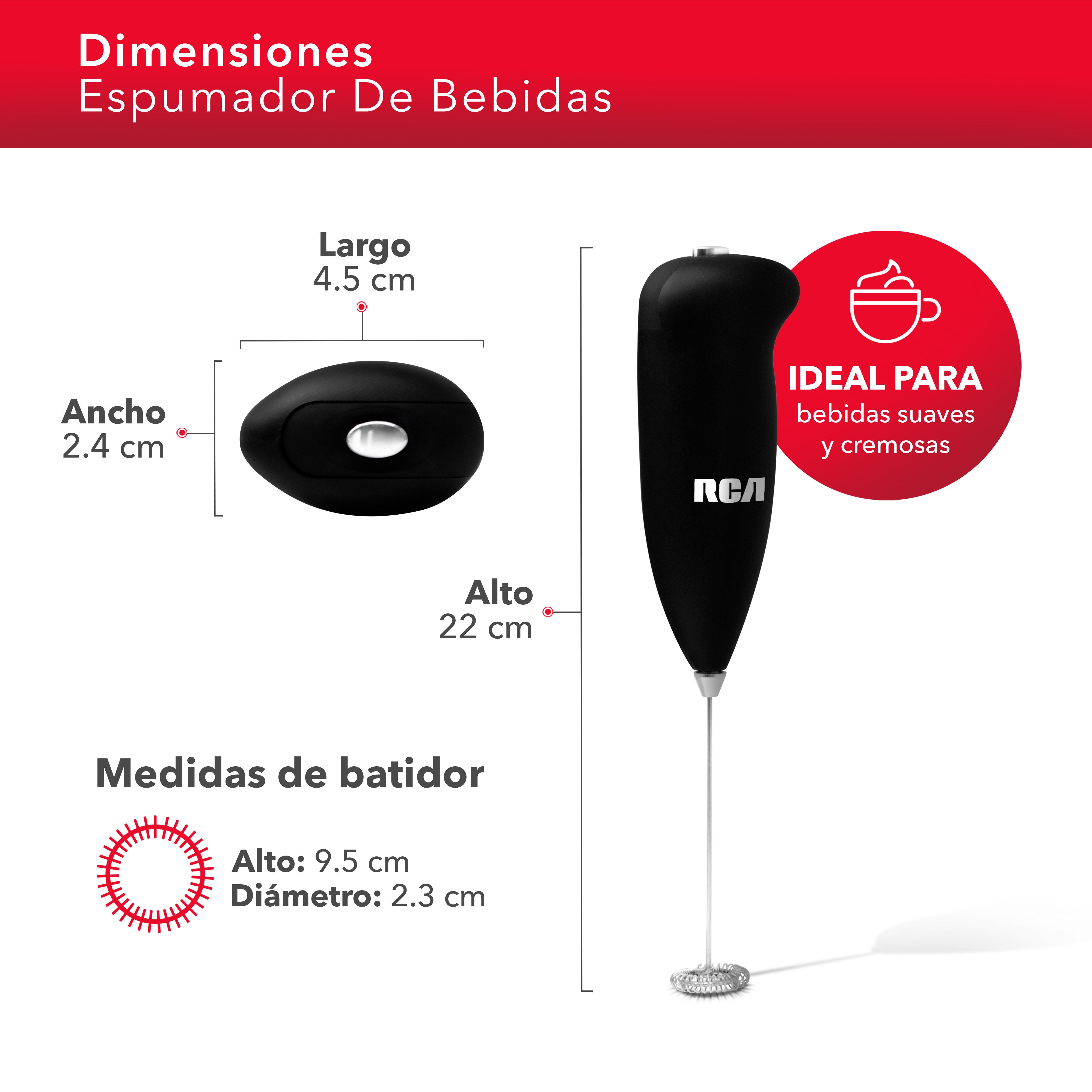 Espumador de Bebidas RC-64