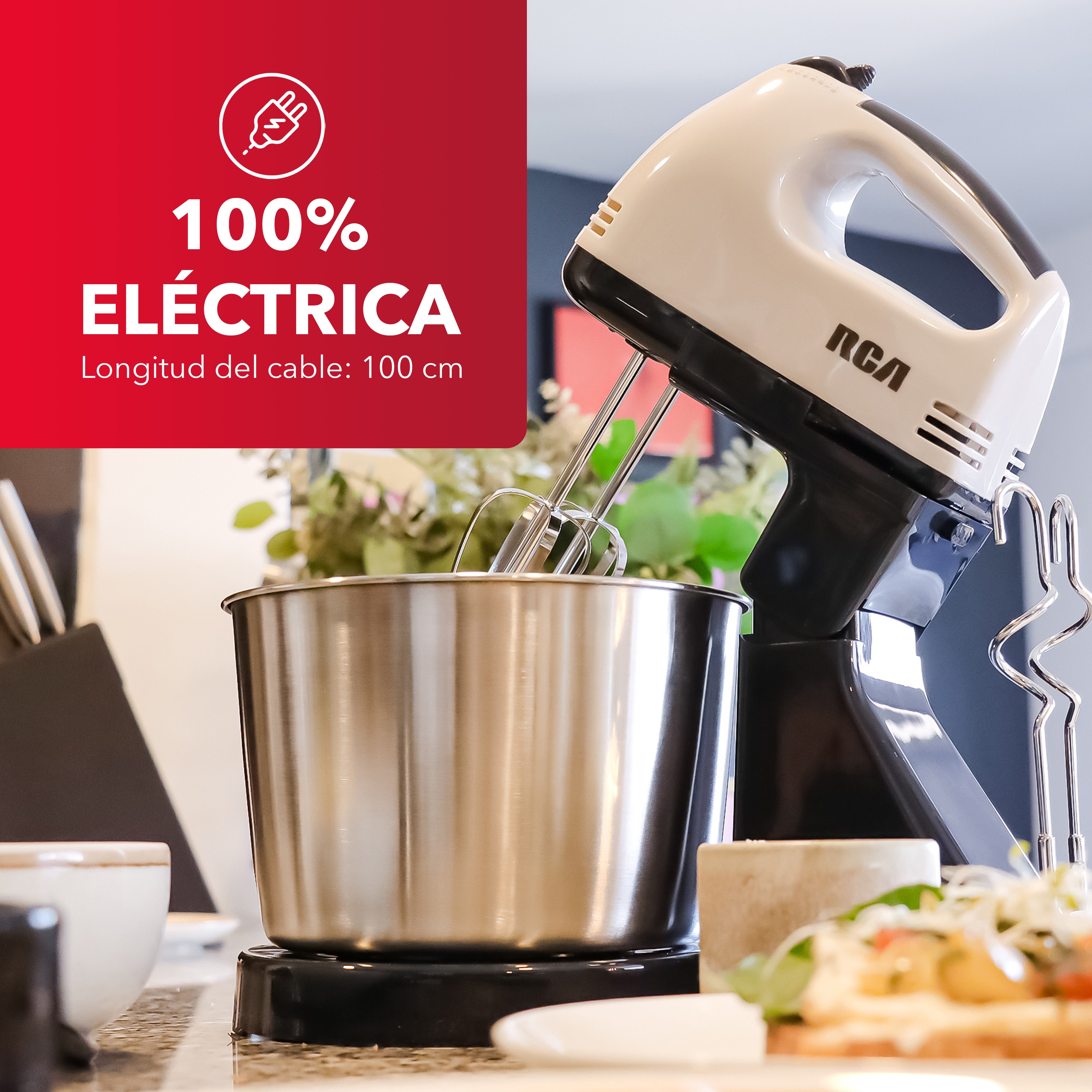Batidora de Mano con Pedestal RC-67SS