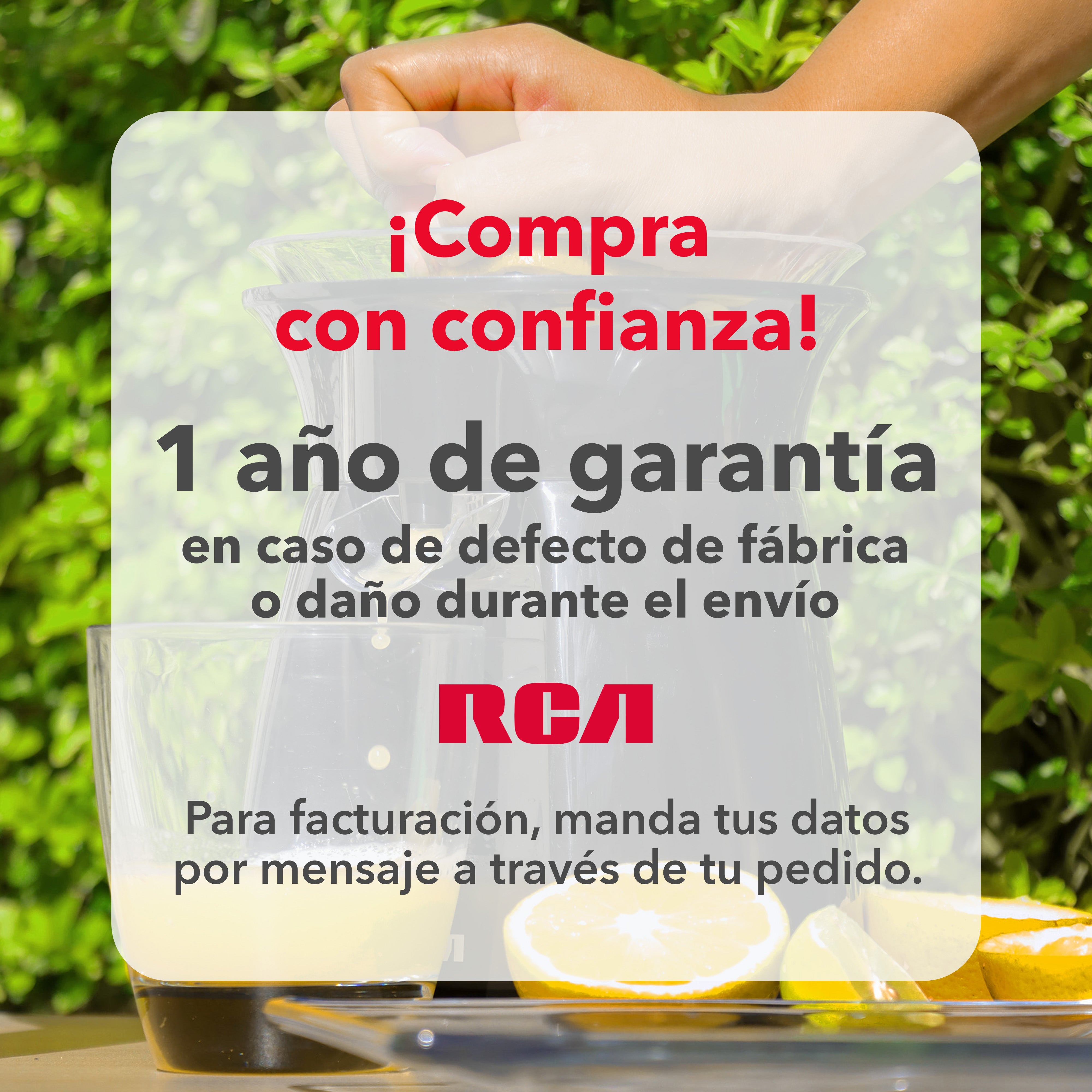 RCA Exprimidor de Cítricos Eléctrico RC-8004N negro
