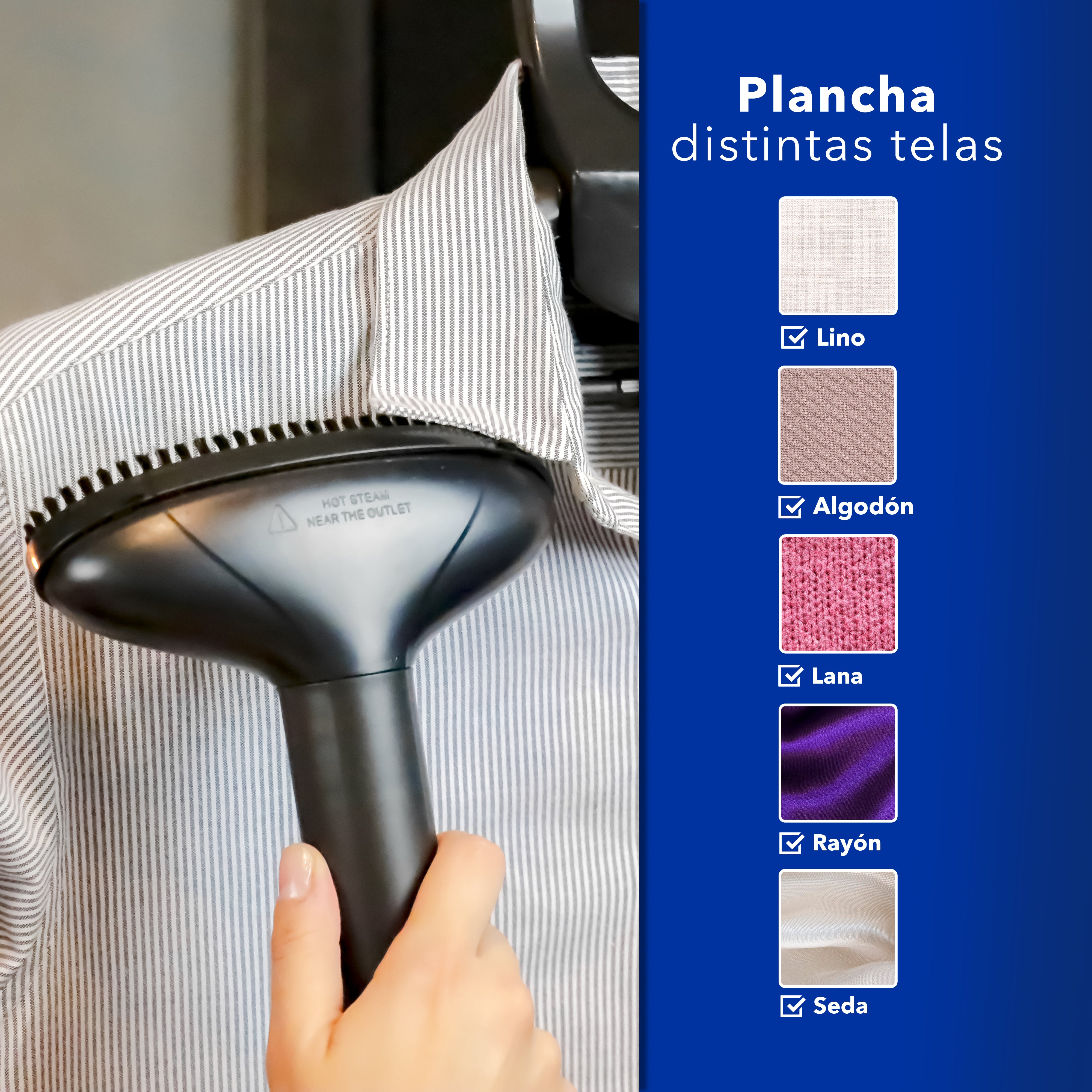 Plancha Vertical de Vapor RC-928