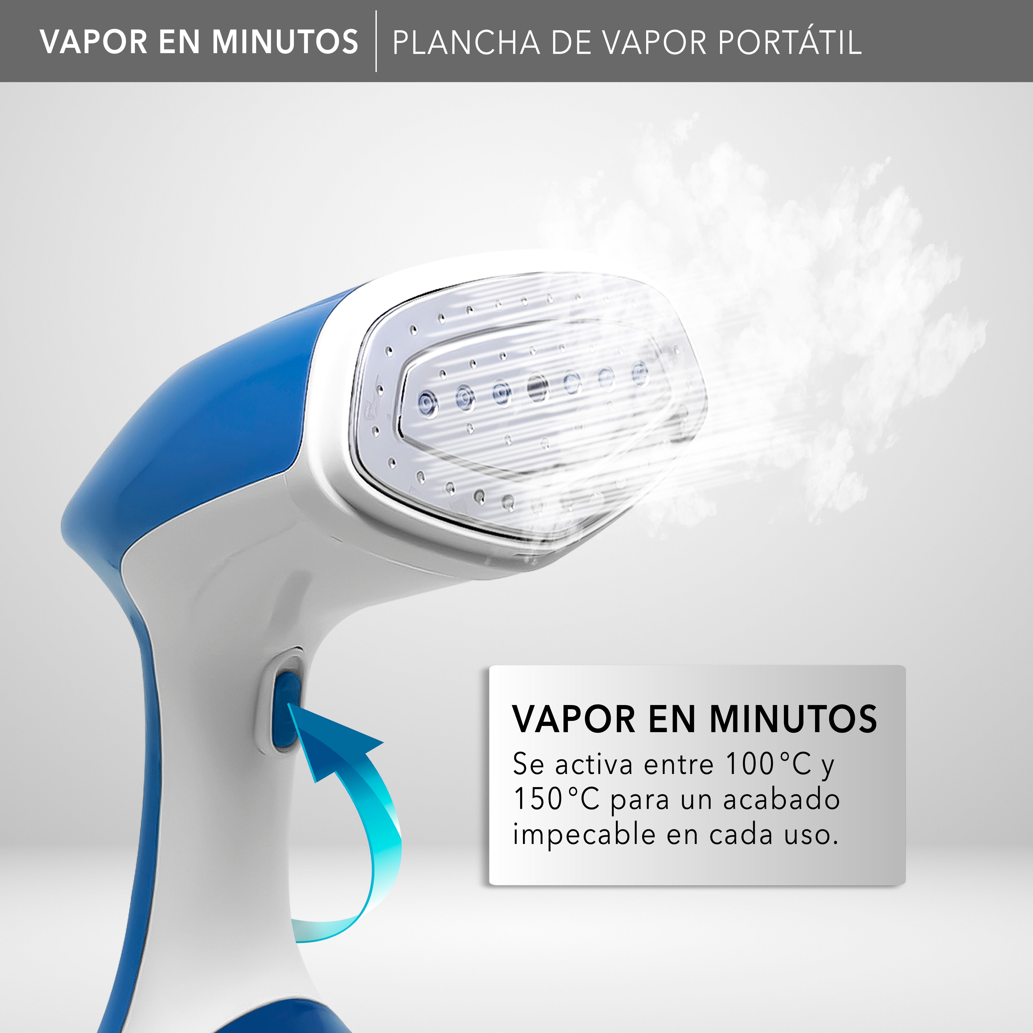 Rca Plancha De Vapor Portátil Rc-931 Color Blanco