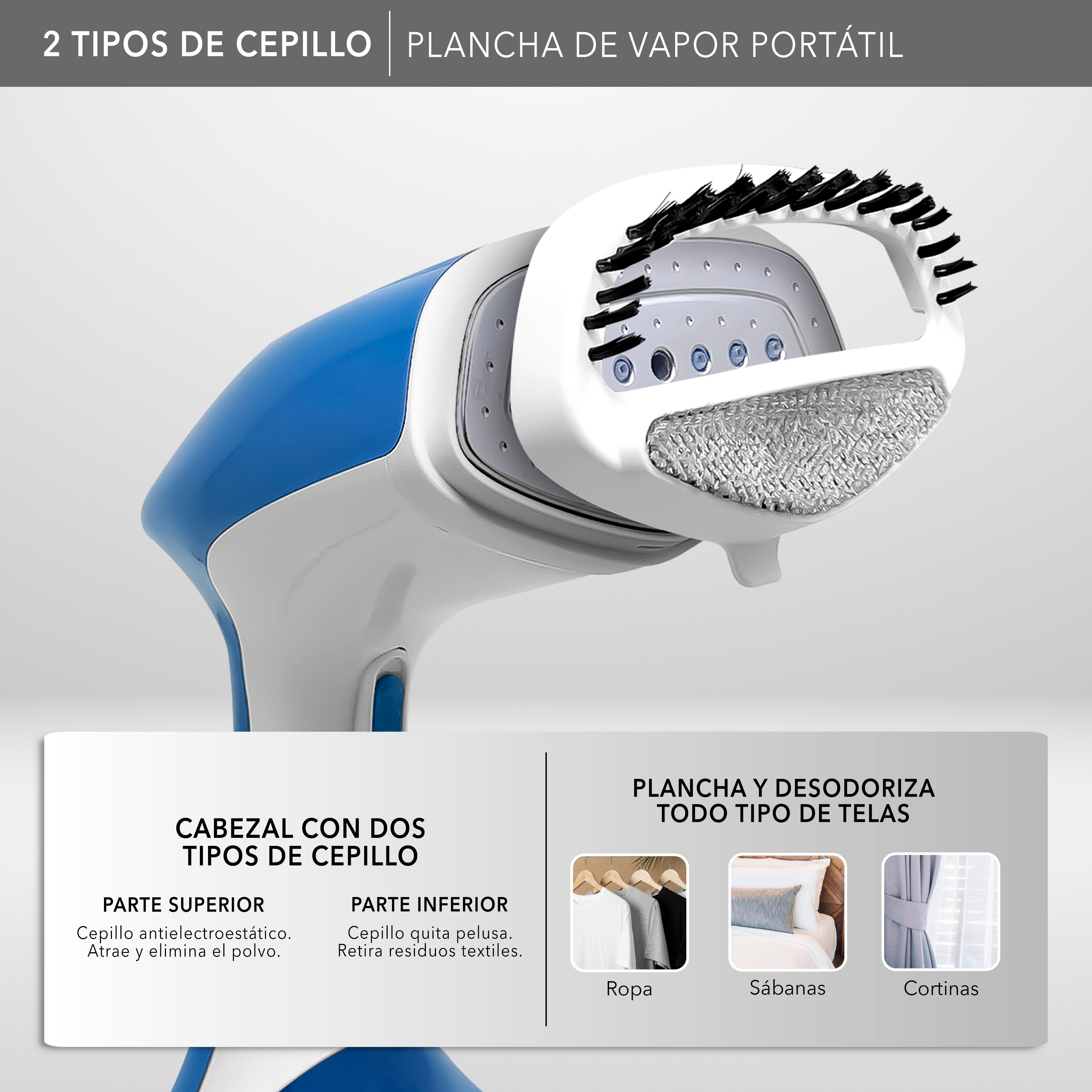 Rca Plancha De Vapor Portátil Rc-931 Color Blanco
