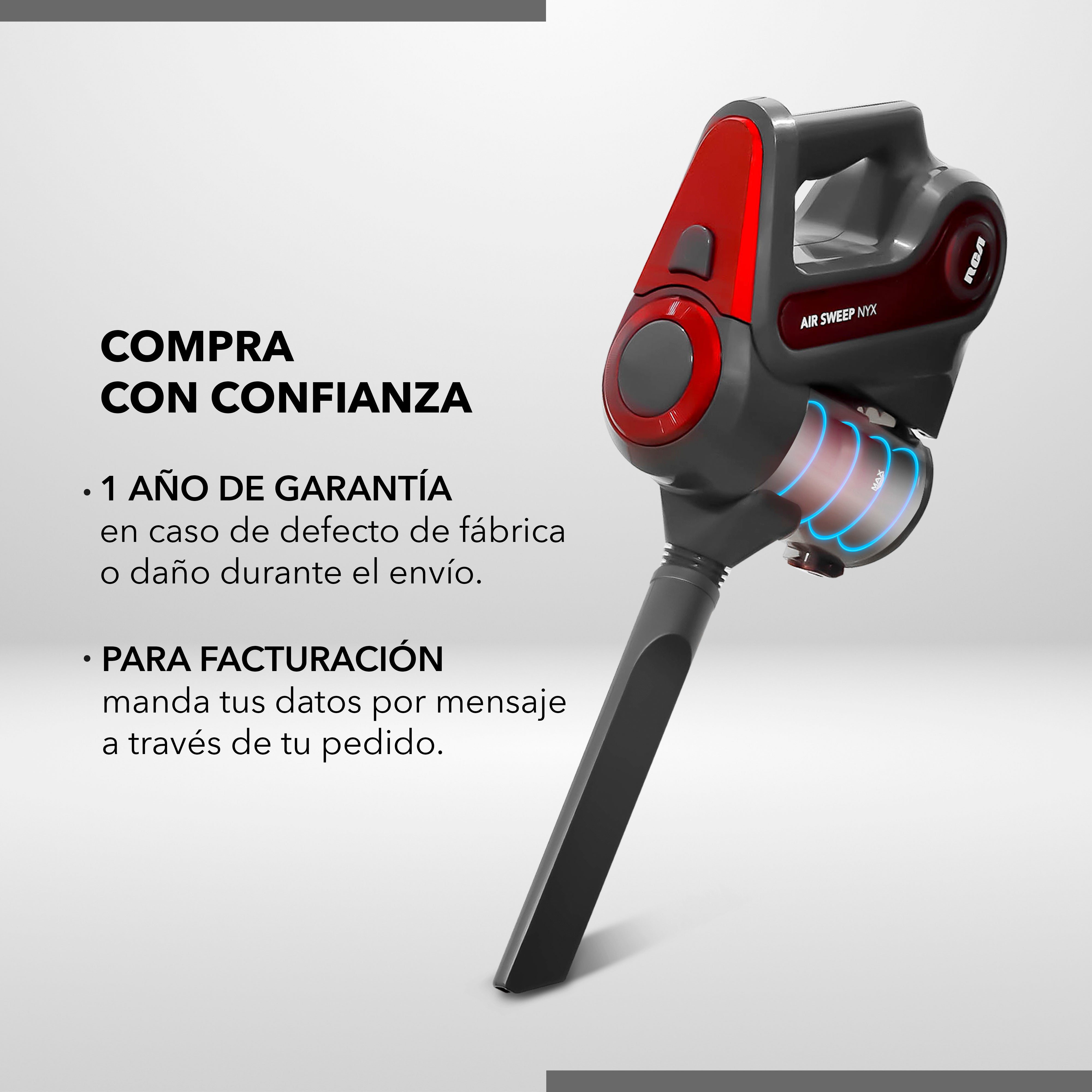 Rca Aspiradora De Mano Nyx Rc-a1 2 En 1 Hogar Y Auto - Gris