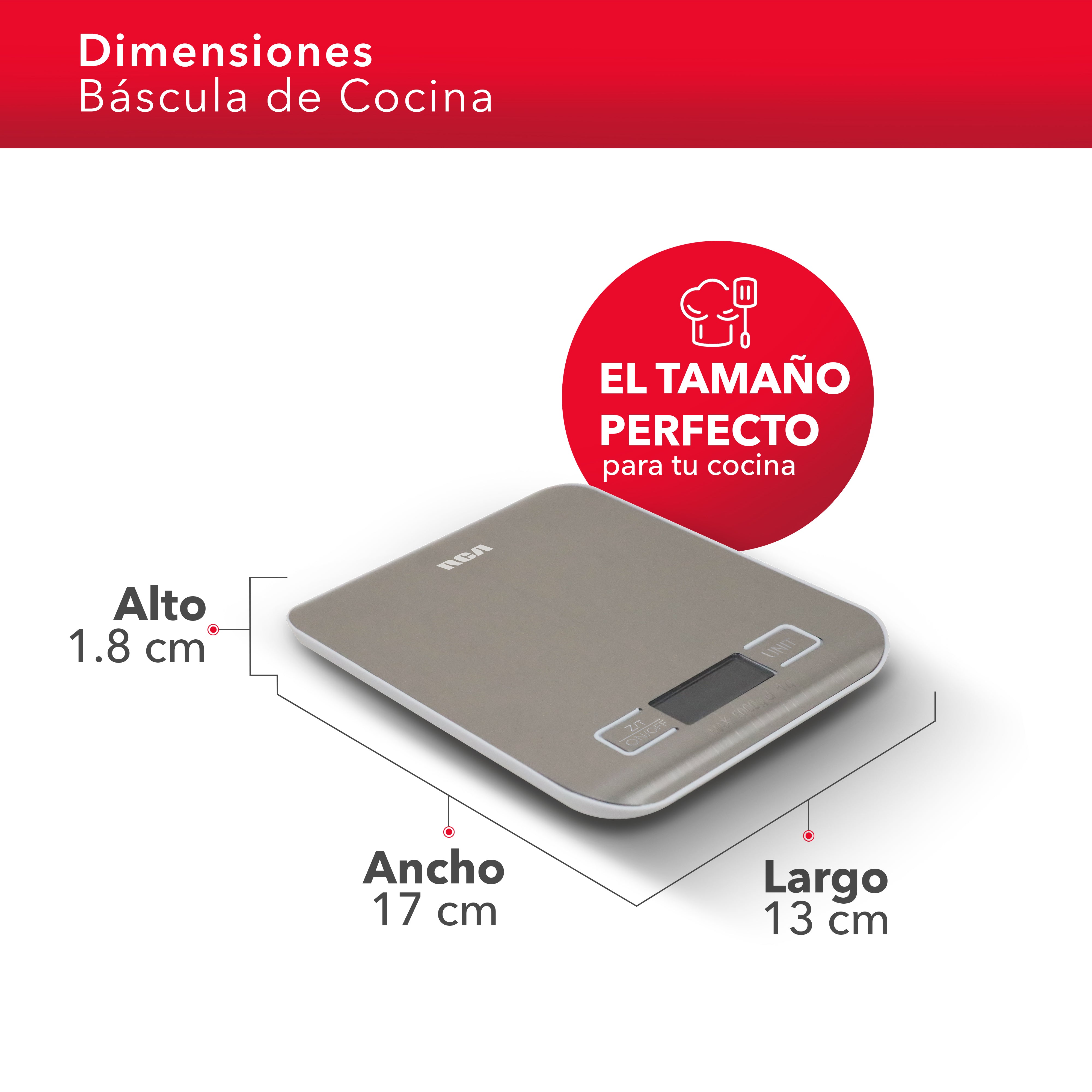 Báscula de Cocina RC-B1