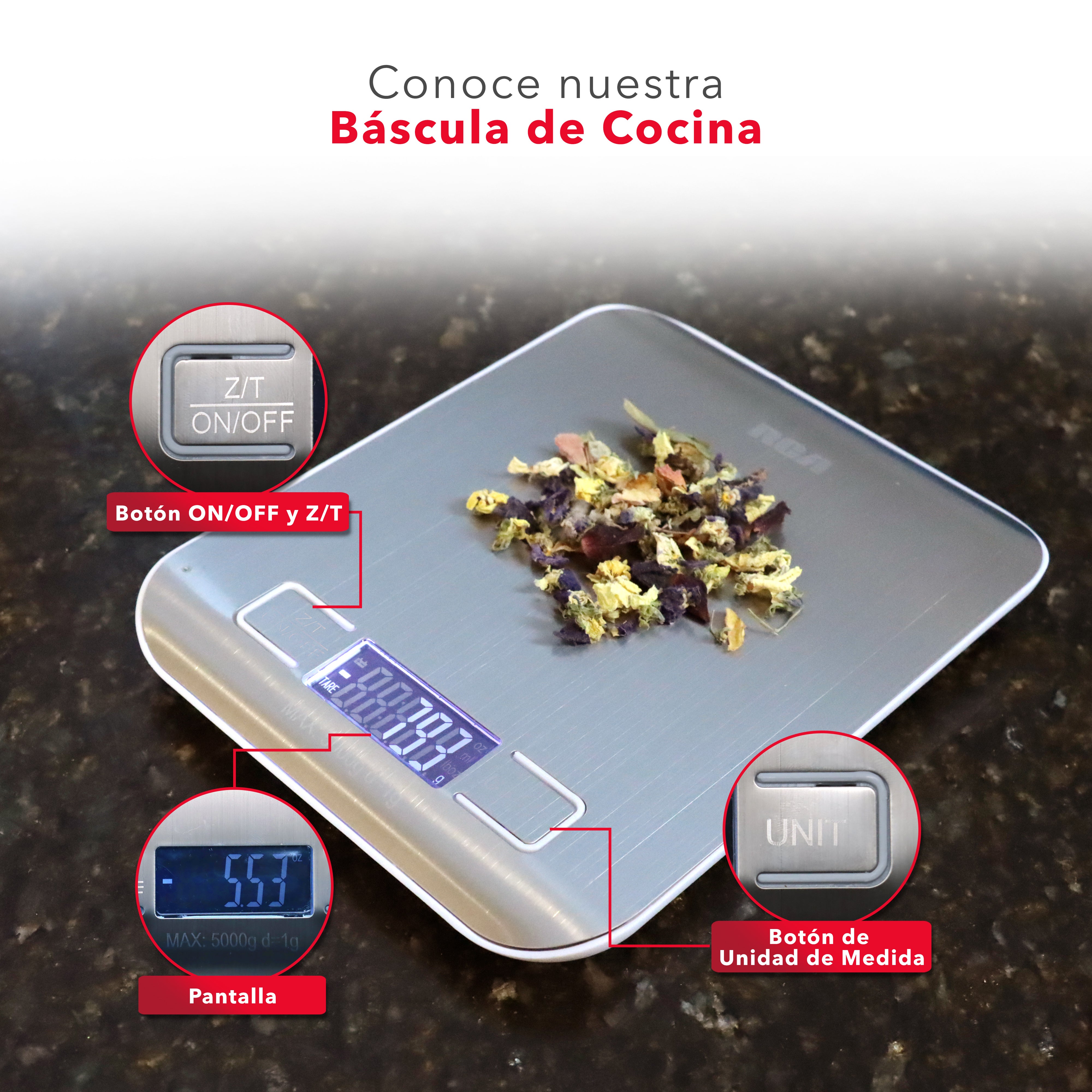Báscula de Cocina RC-B1