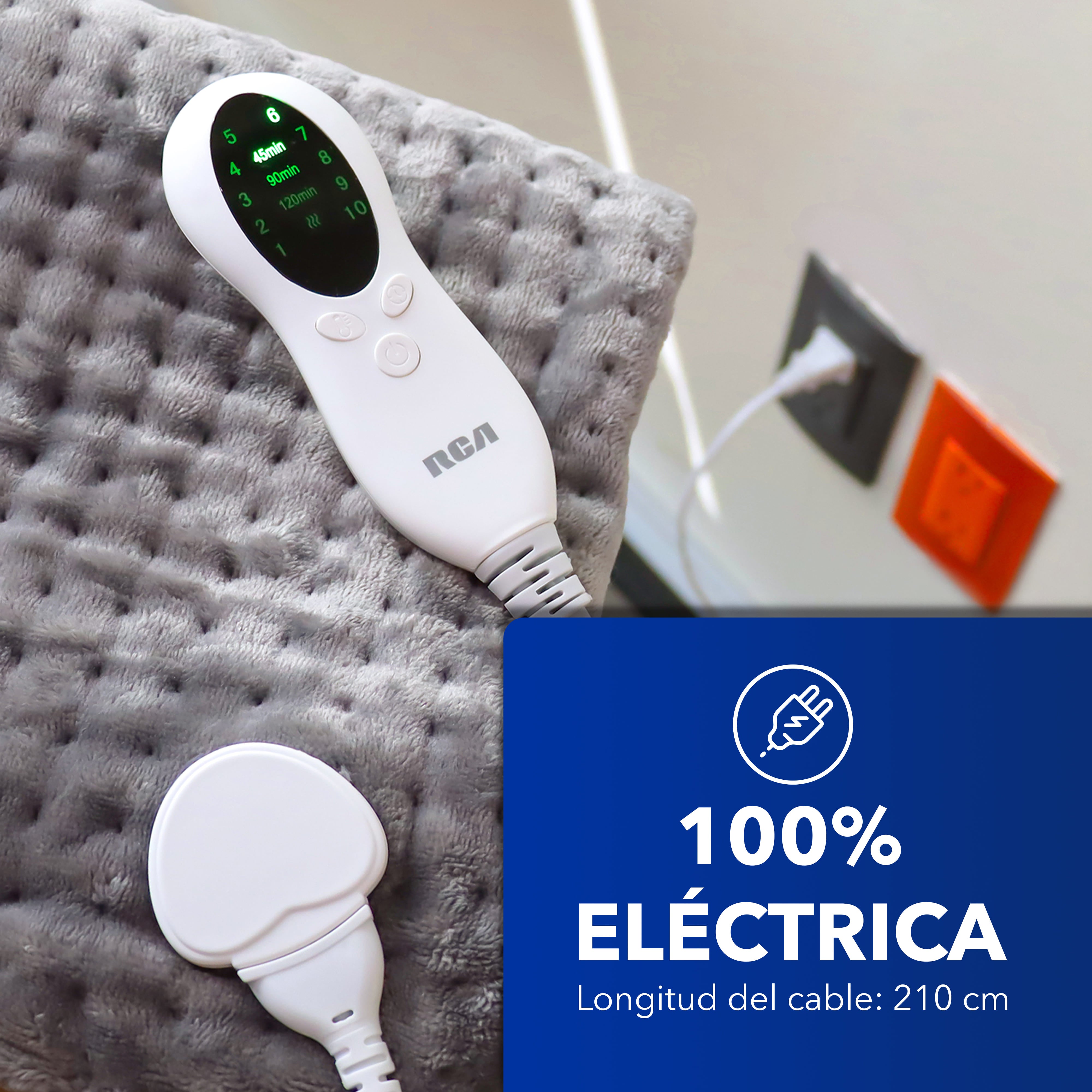 Almohadilla Eléctrica con Temporizador y 10 Niveles de Temperatura RC-HP1