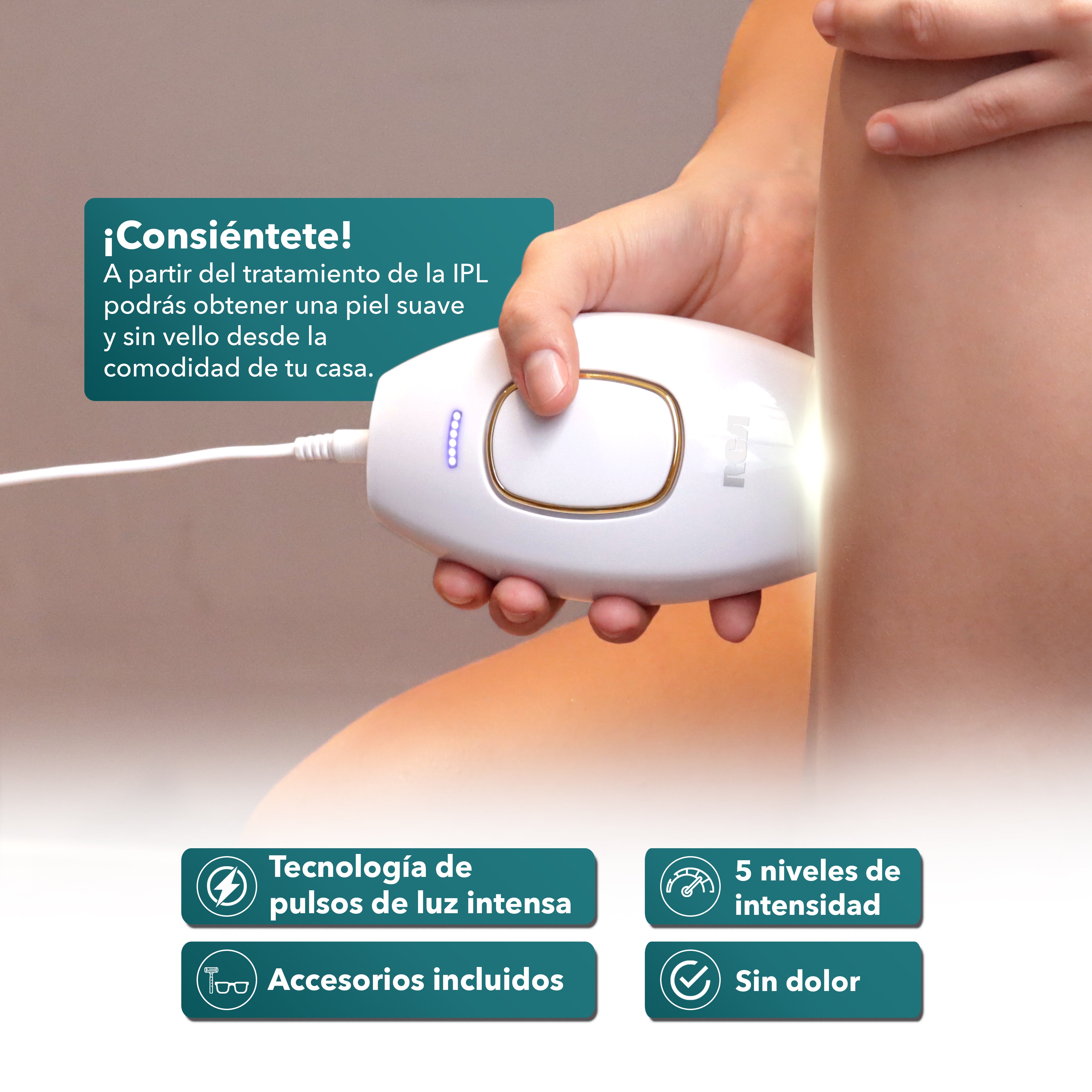 Depiladora de Luz Pulsada RC-IPL