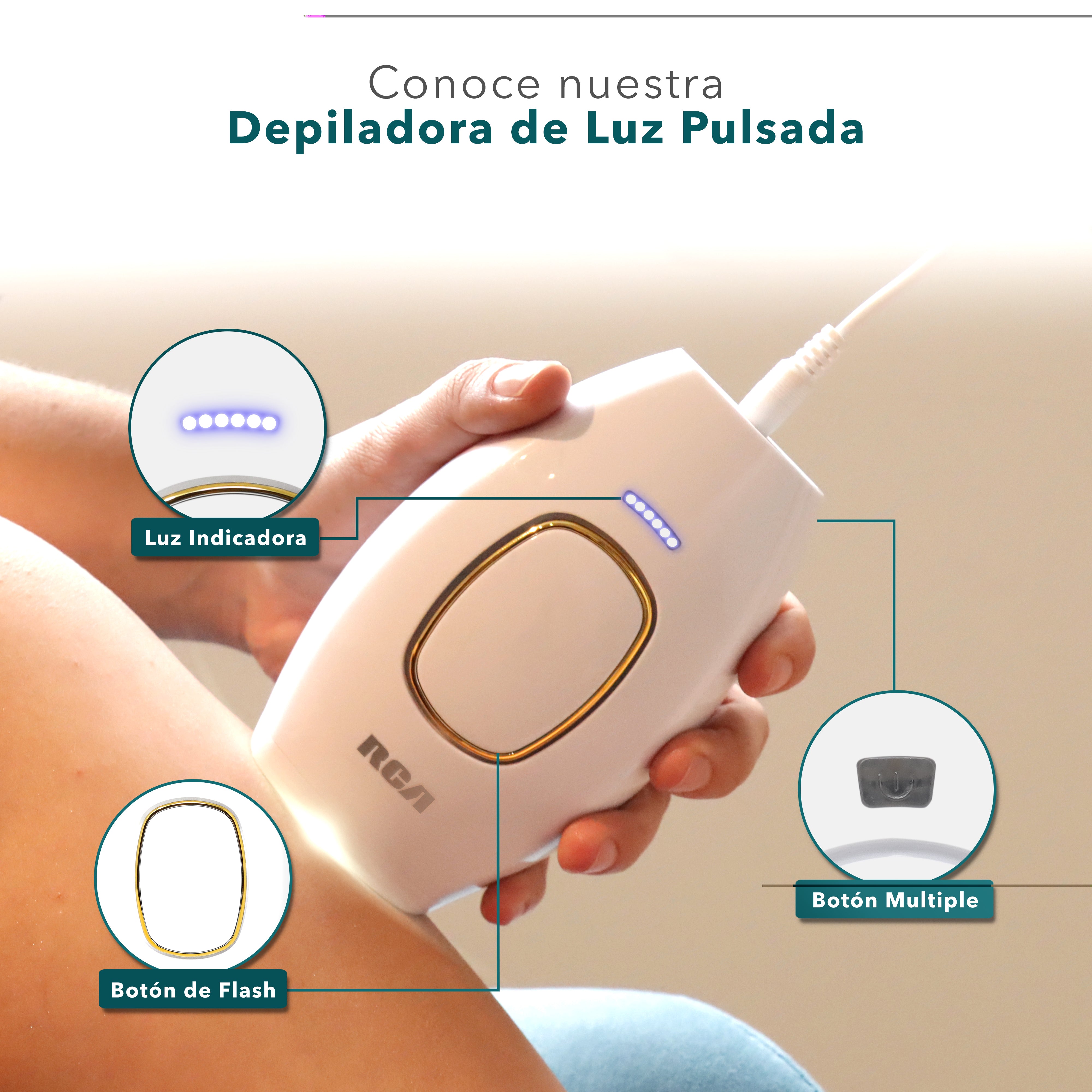 Depiladora de Luz Pulsada RC-IPL