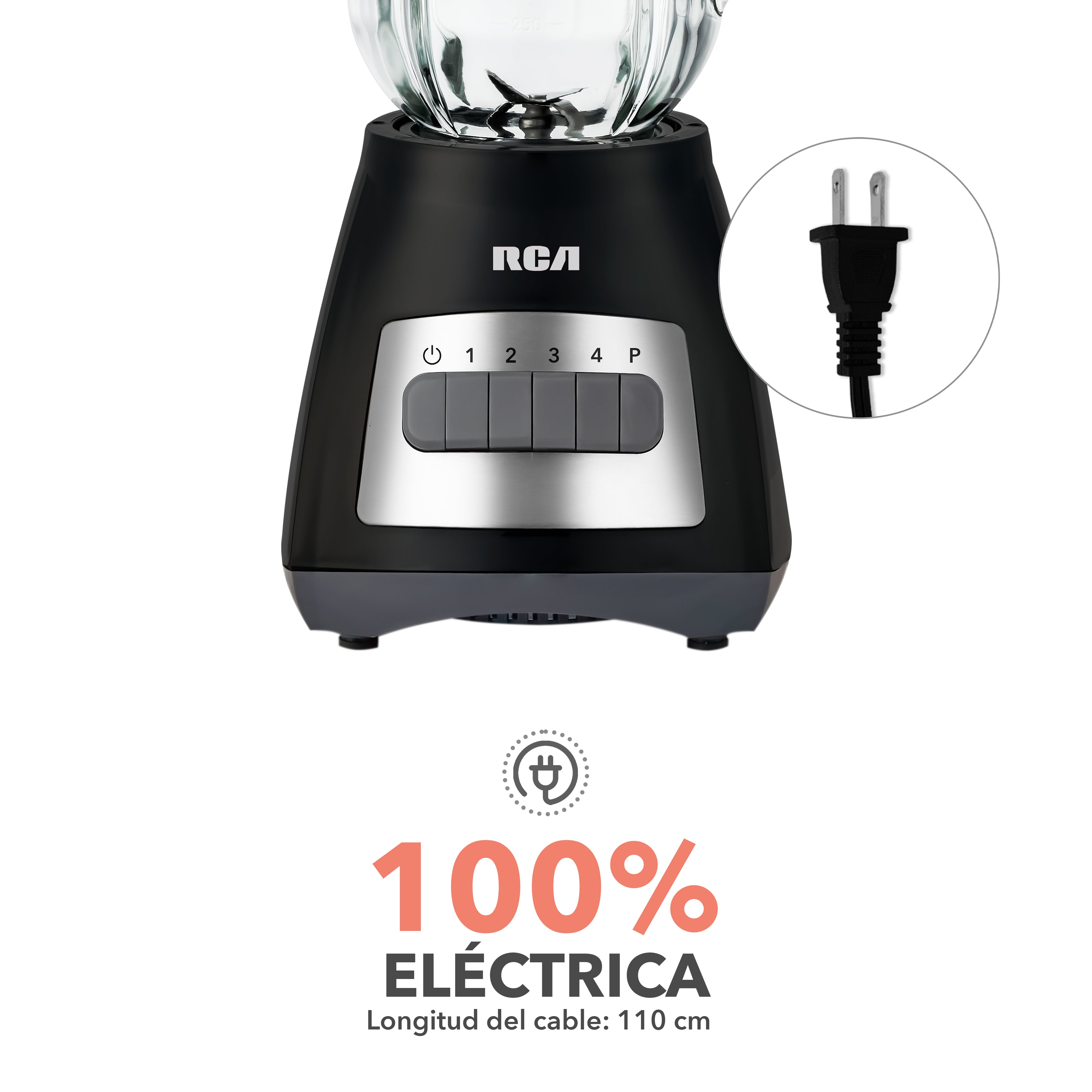 Licuadora con 4 Velocidades RC-L3