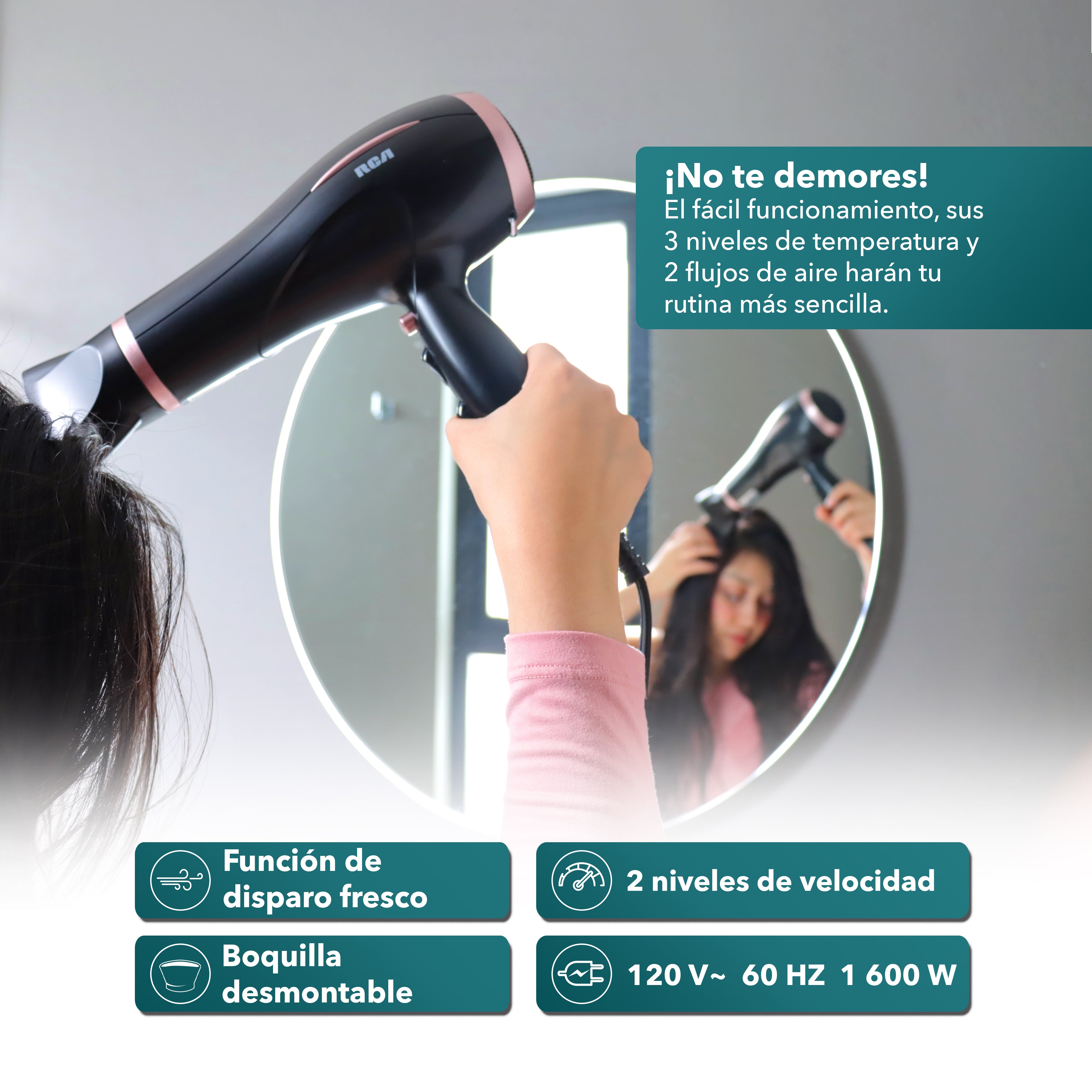 Secadora de Cabello RC-P15