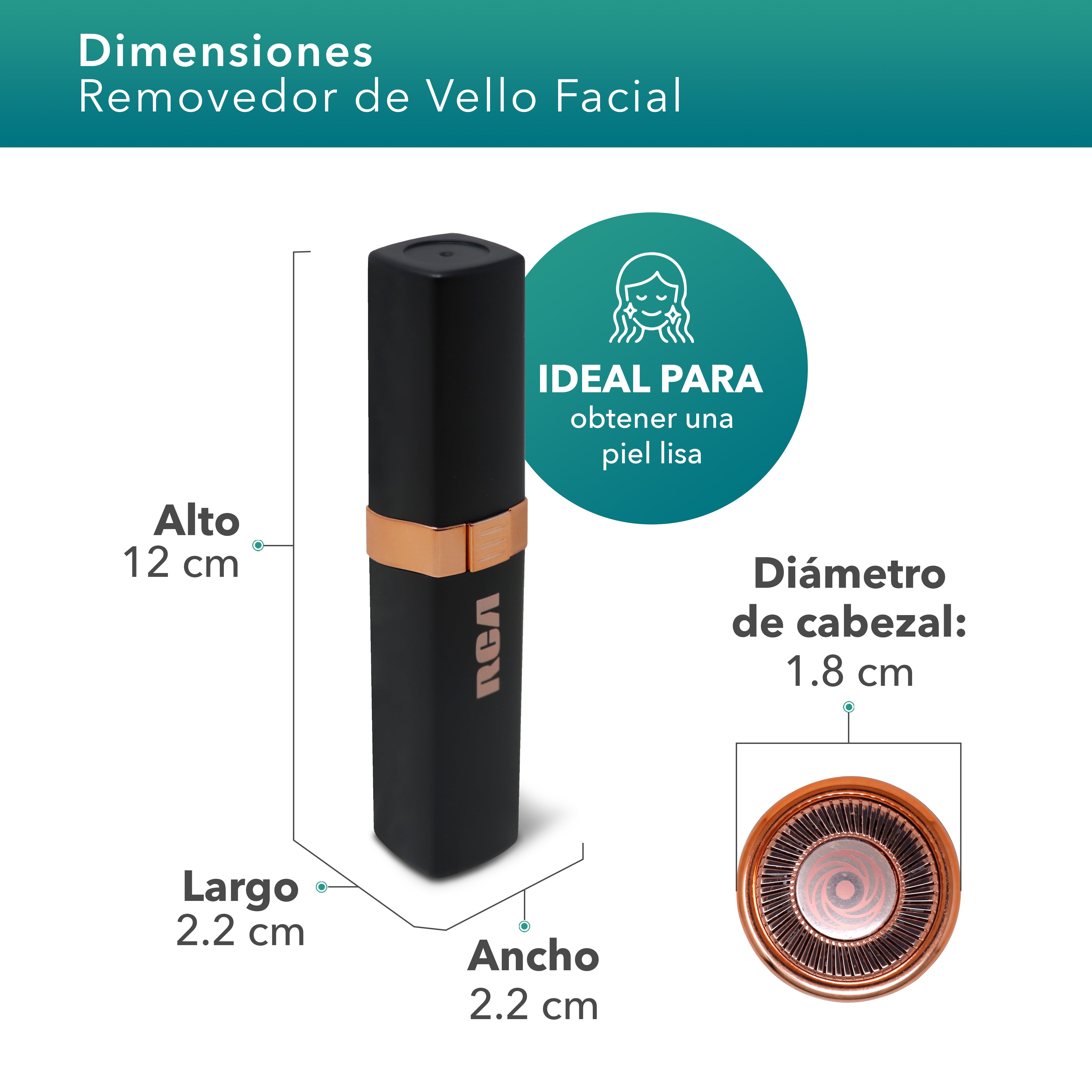 Removedor de vello facial RC-P29