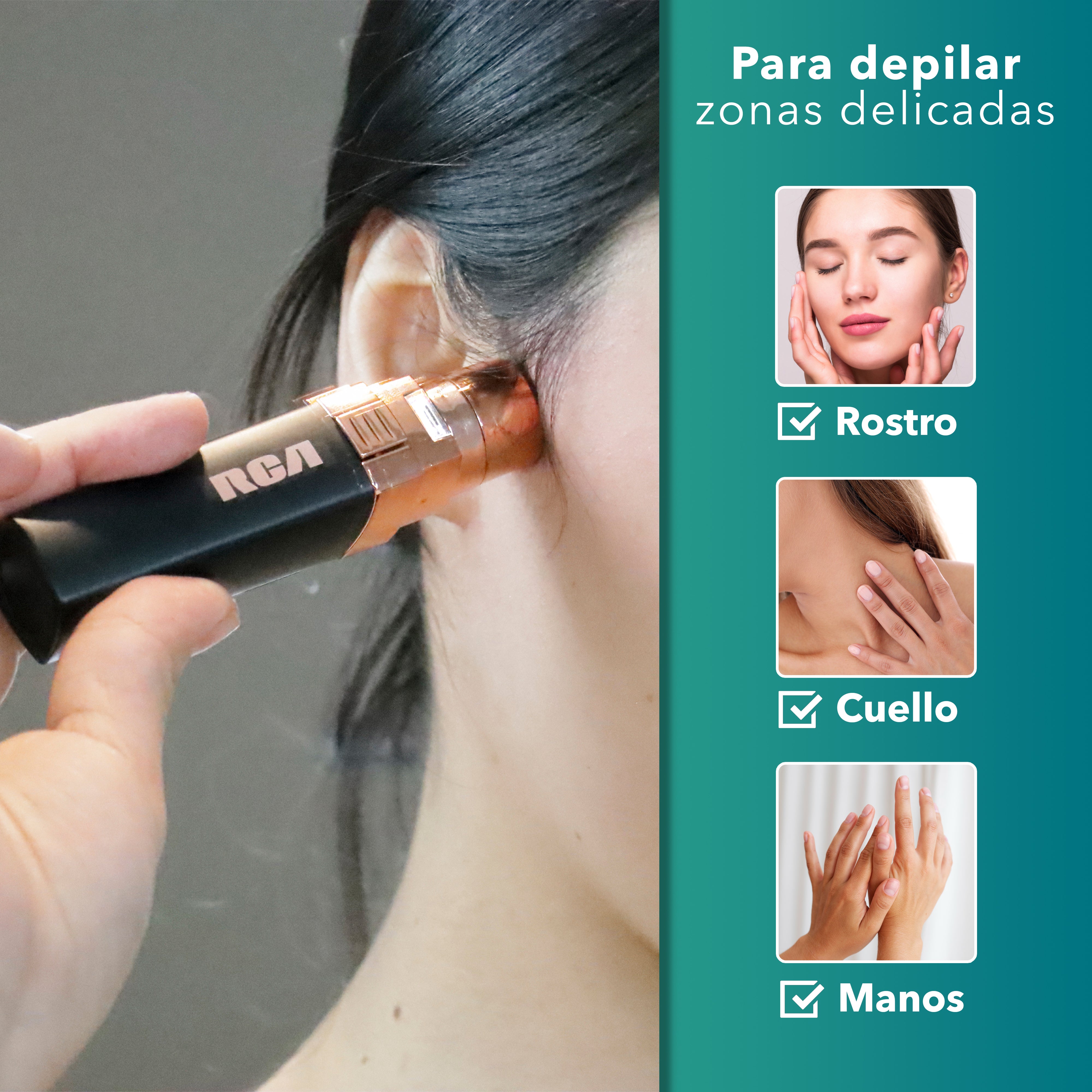 Removedor de vello facial RC-P29