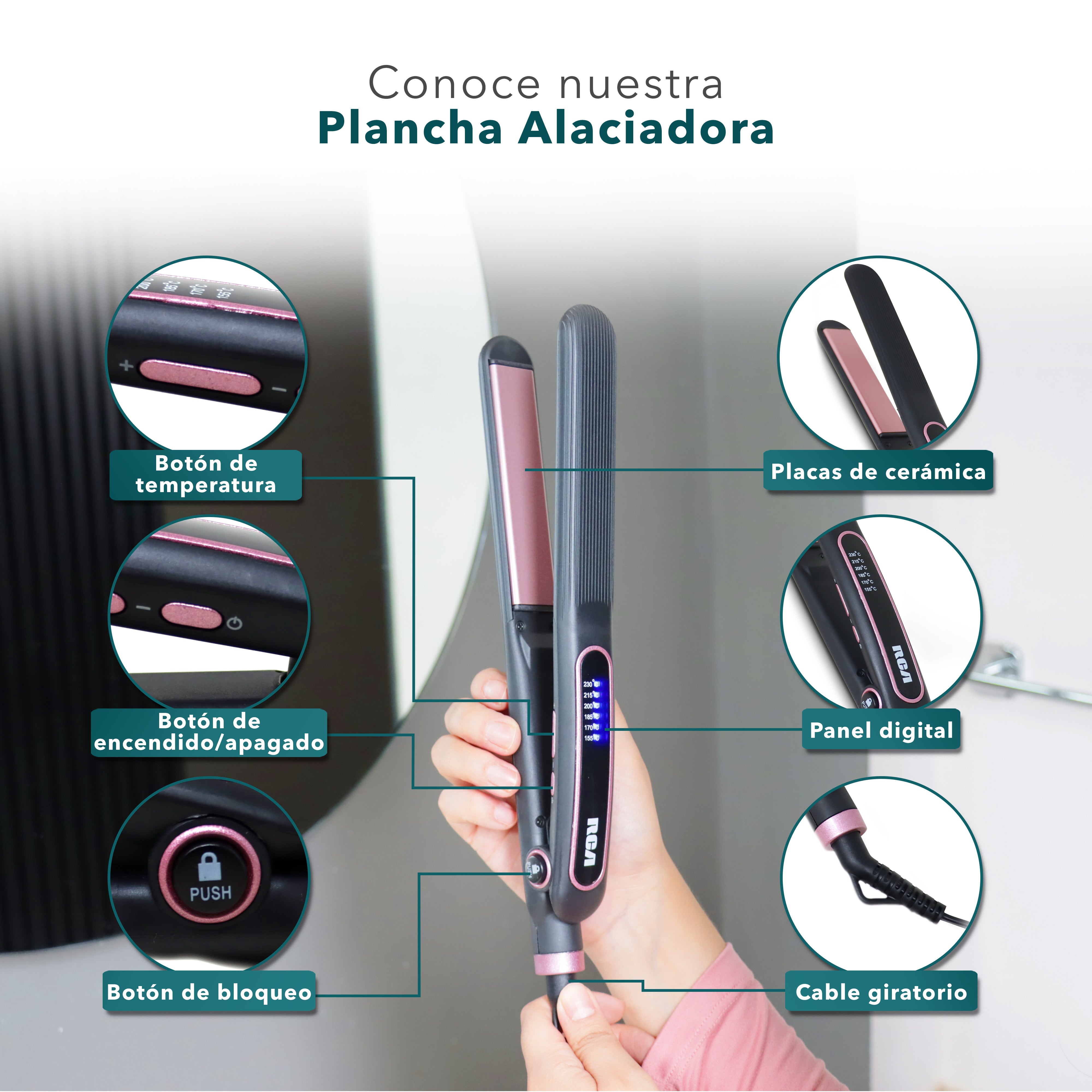 Plancha Alaciadora RC-P50