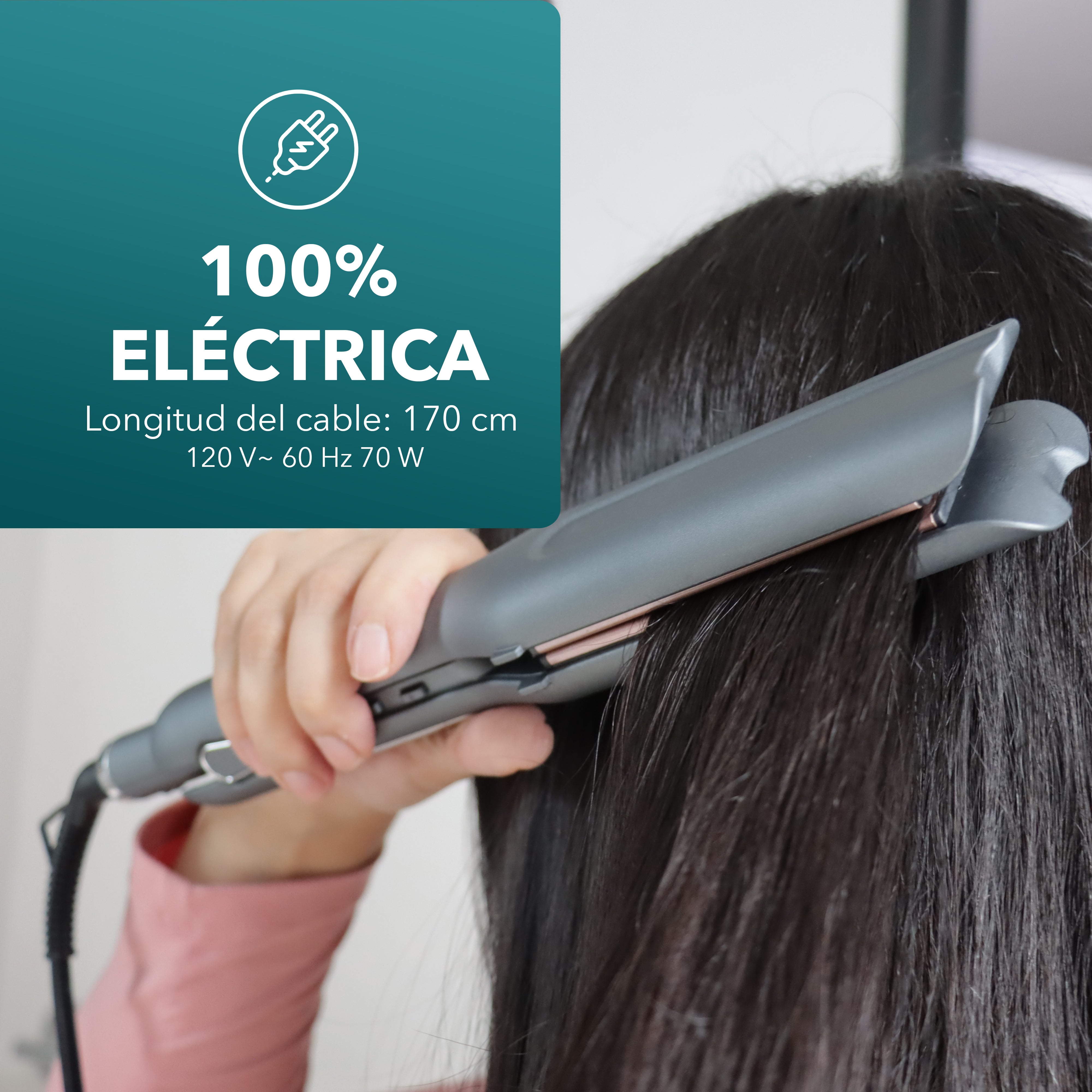 Plancha Alaciadora con Tecnología Iónica RC-P51