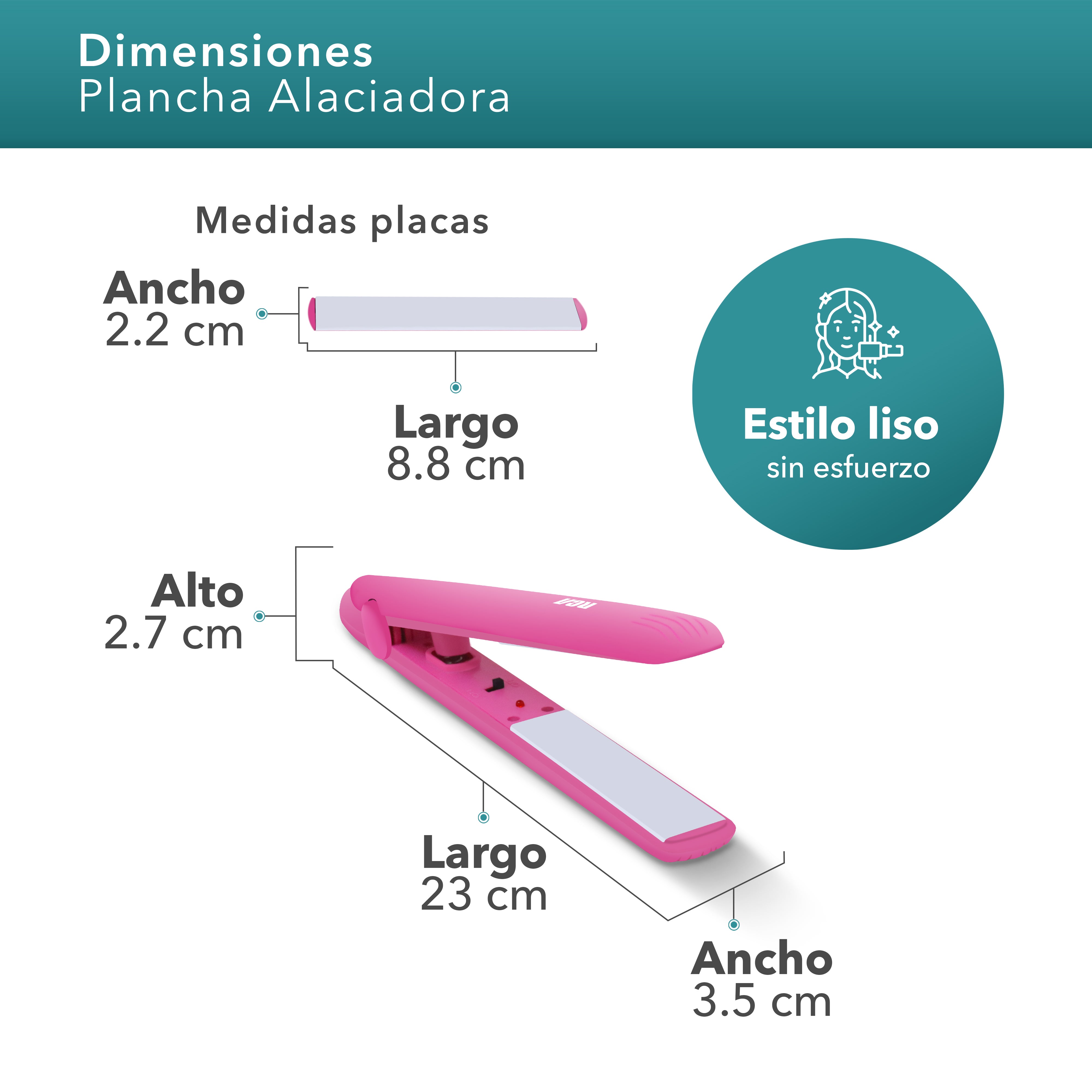 Plancha Alaciadora RC-P7