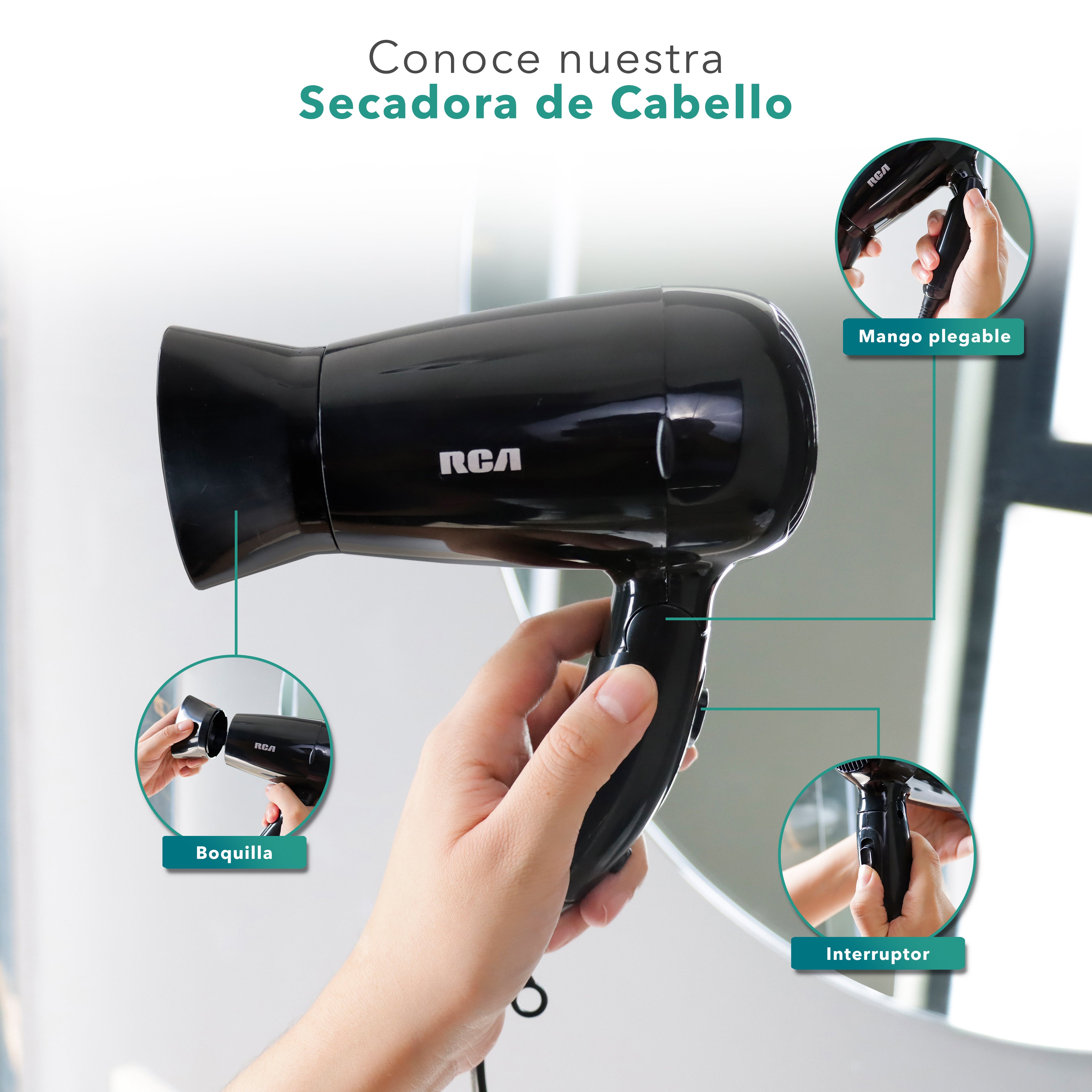 Secadora de Cabello RC-P8