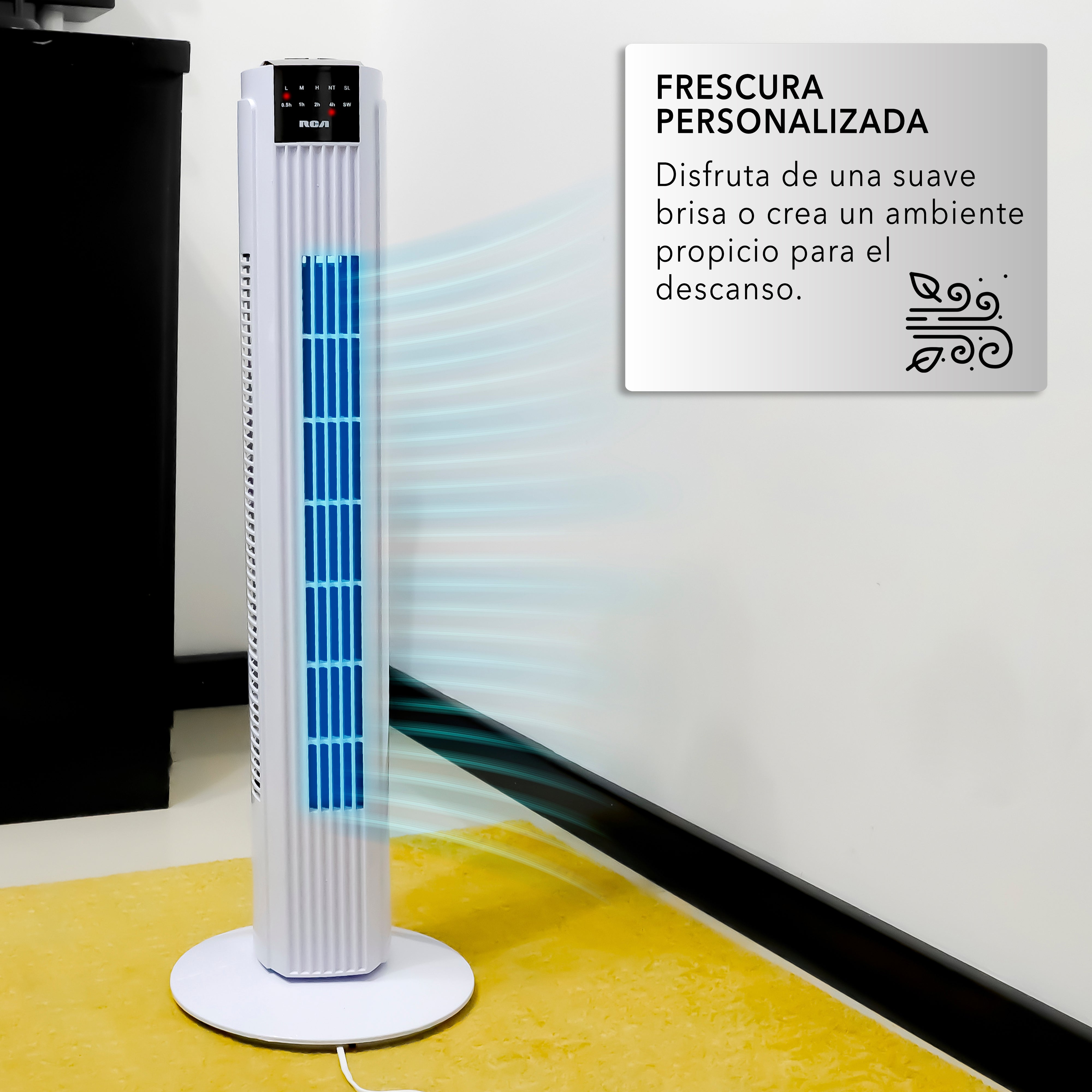 Ventilador de Torre con Control Remoto RC-VT2