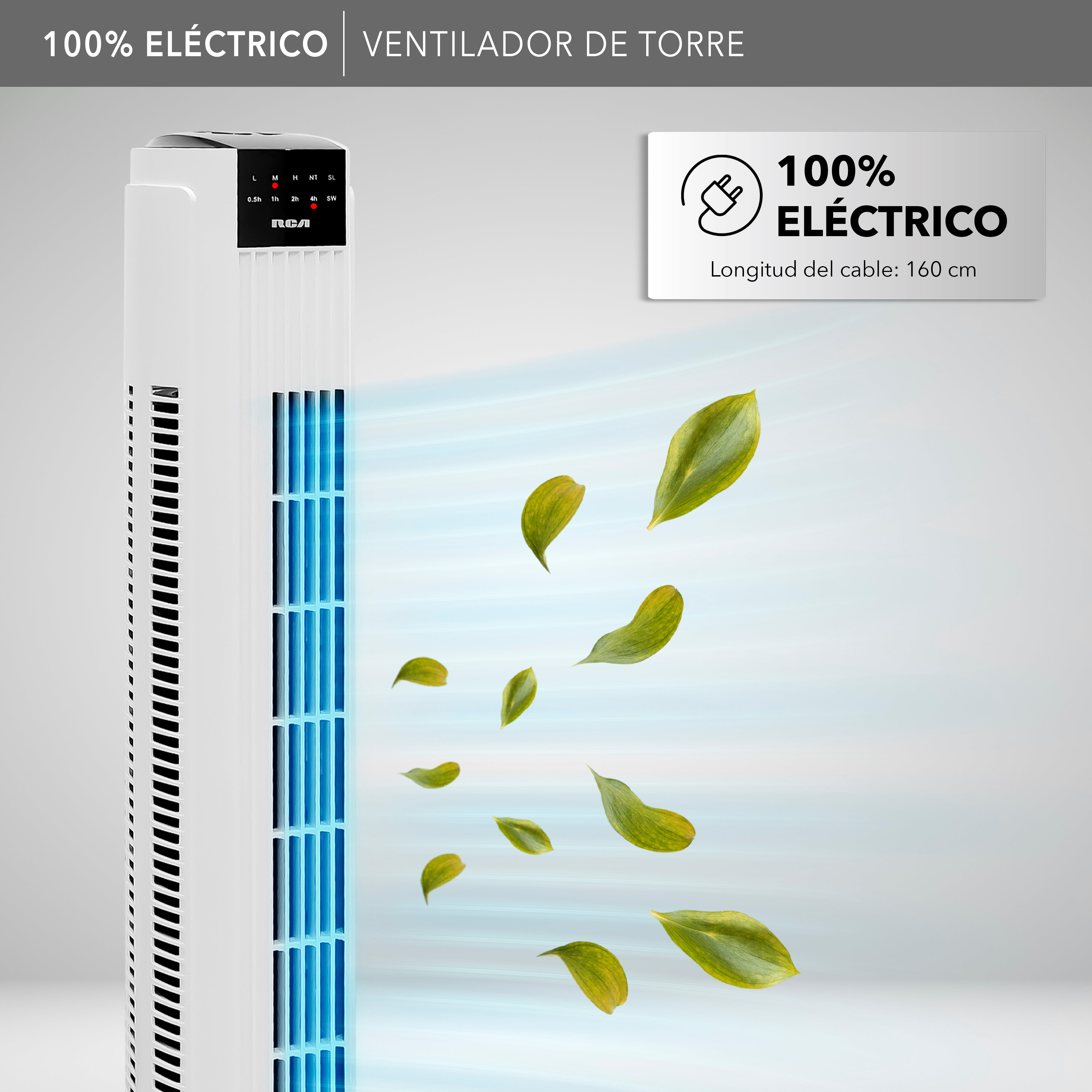 Ventilador de Torre con Control Remoto RC-VT2