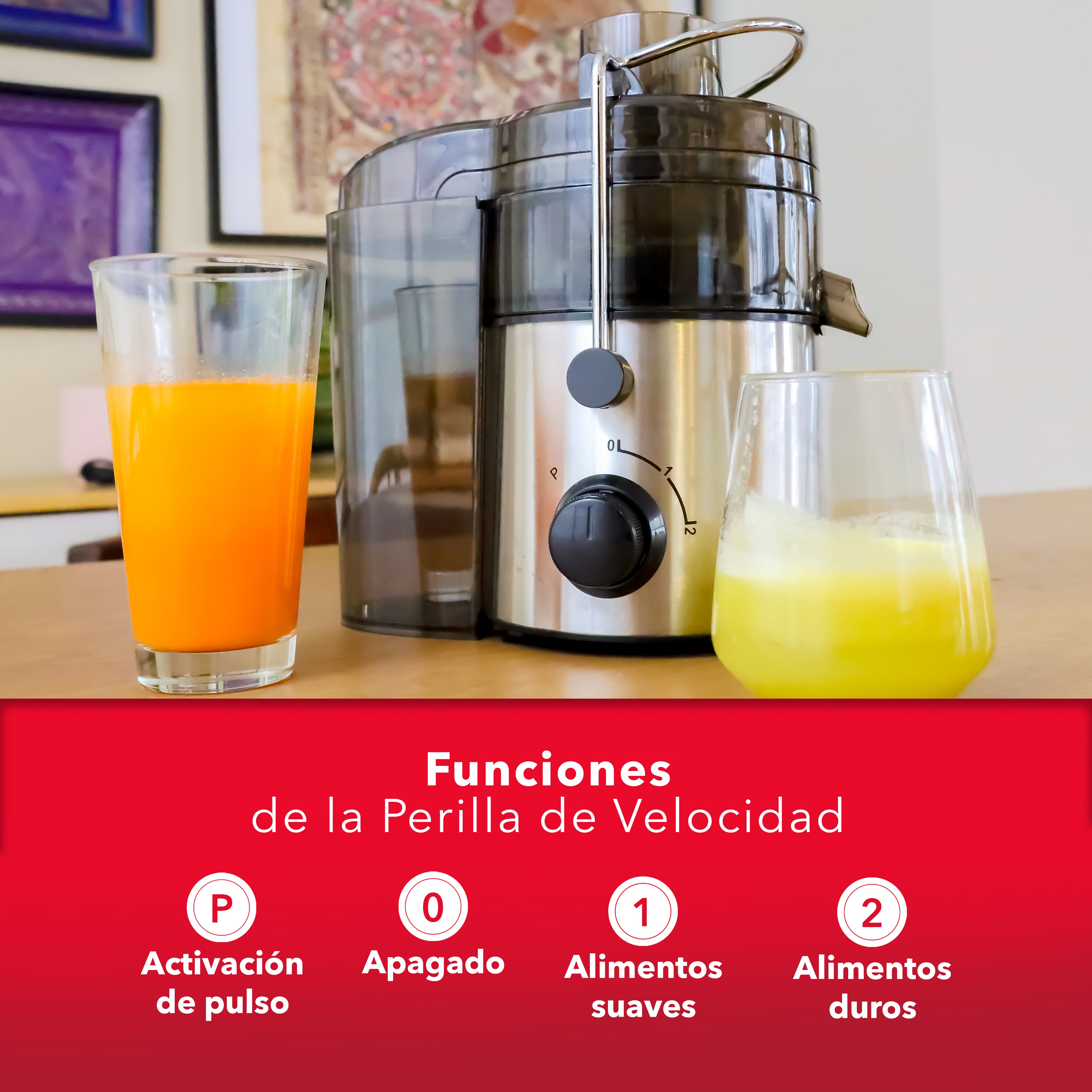 Extractor de Jugos con Dos Velocidades RC-XT1