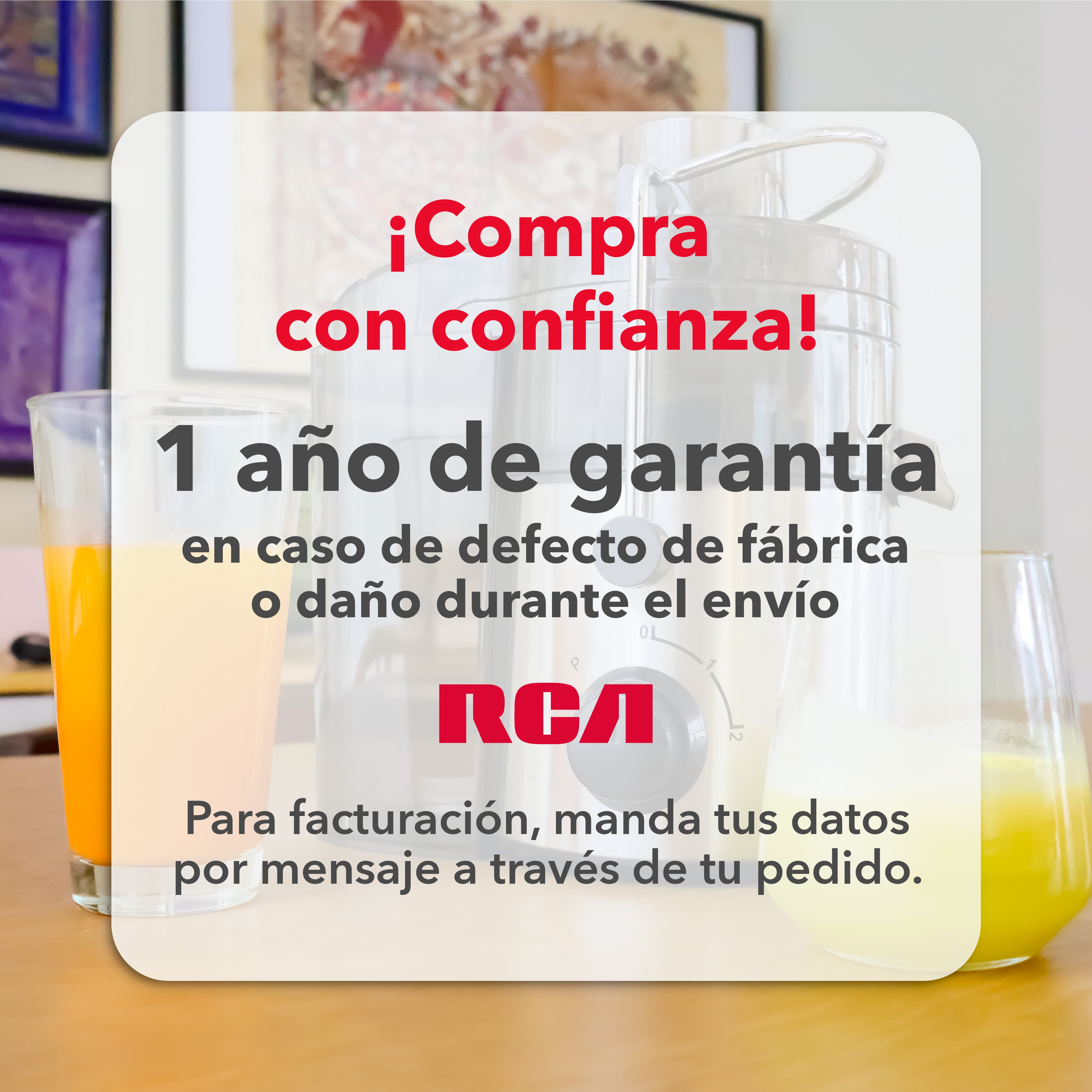 Extractor de Jugos con Dos Velocidades RC-XT1