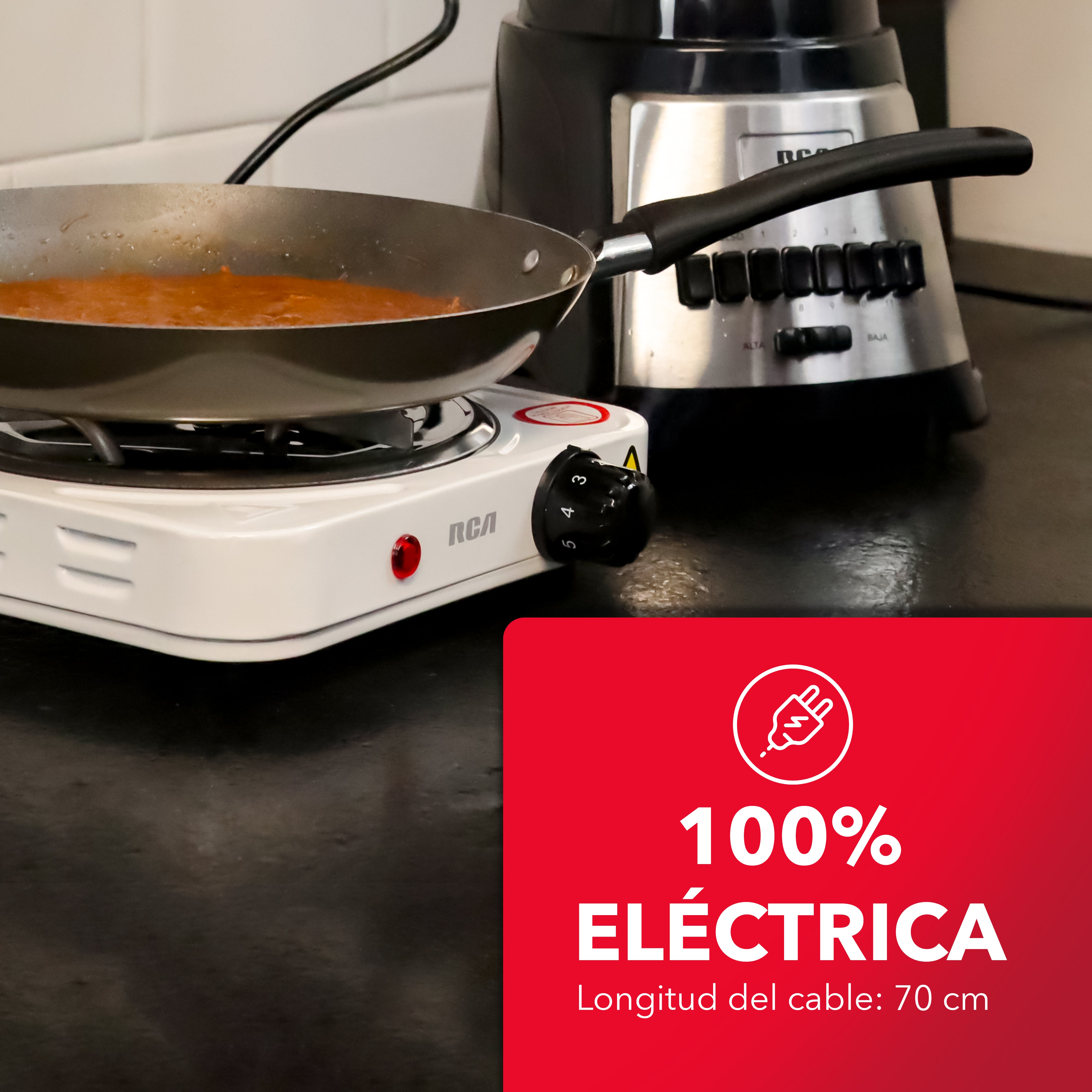 Parrilla Eléctrica de Espiral RC1000A