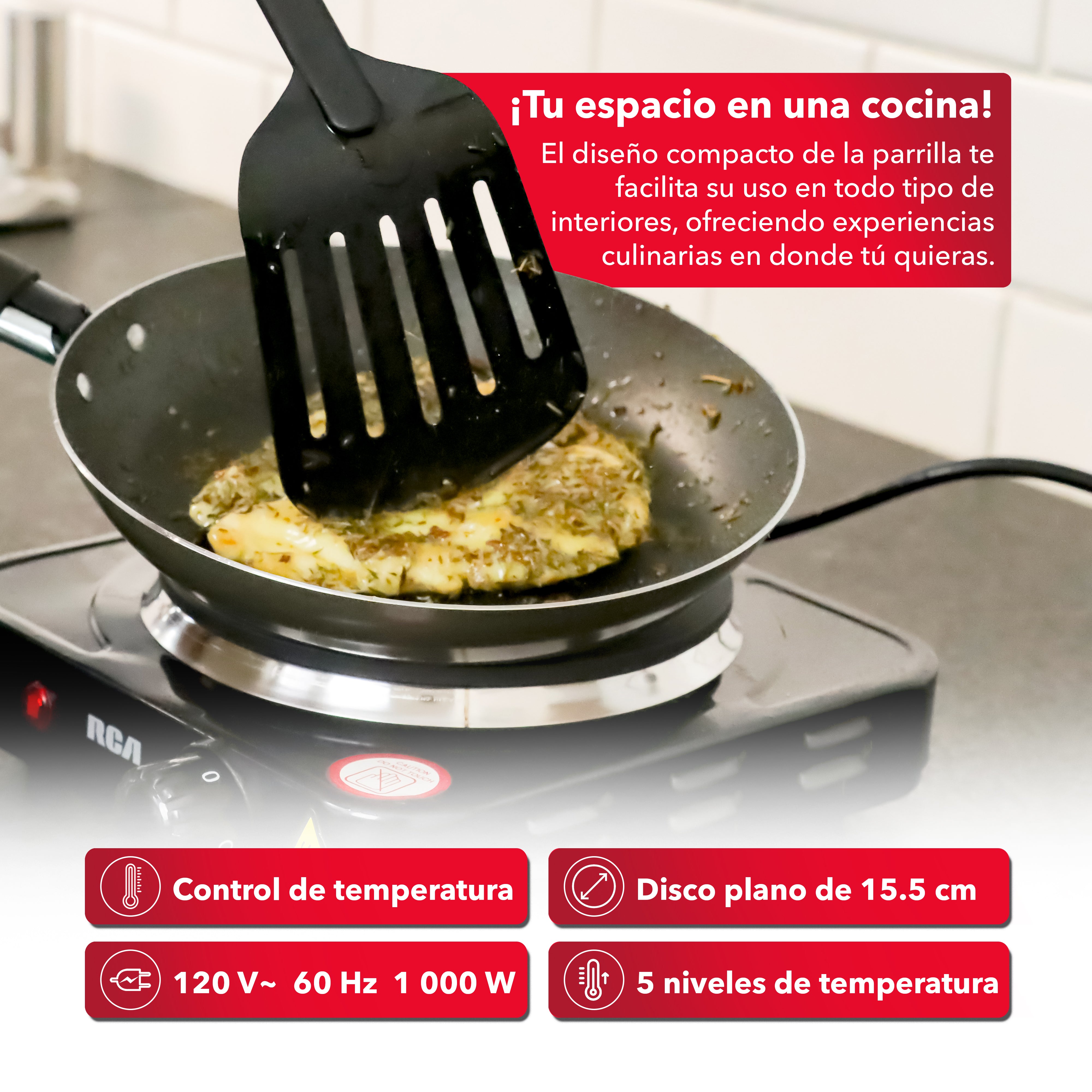 Parrilla Eléctrica RC1000N