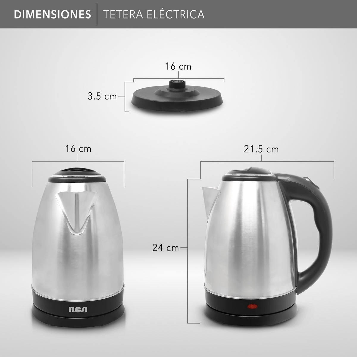Tetera Eléctrica RC-180GB01