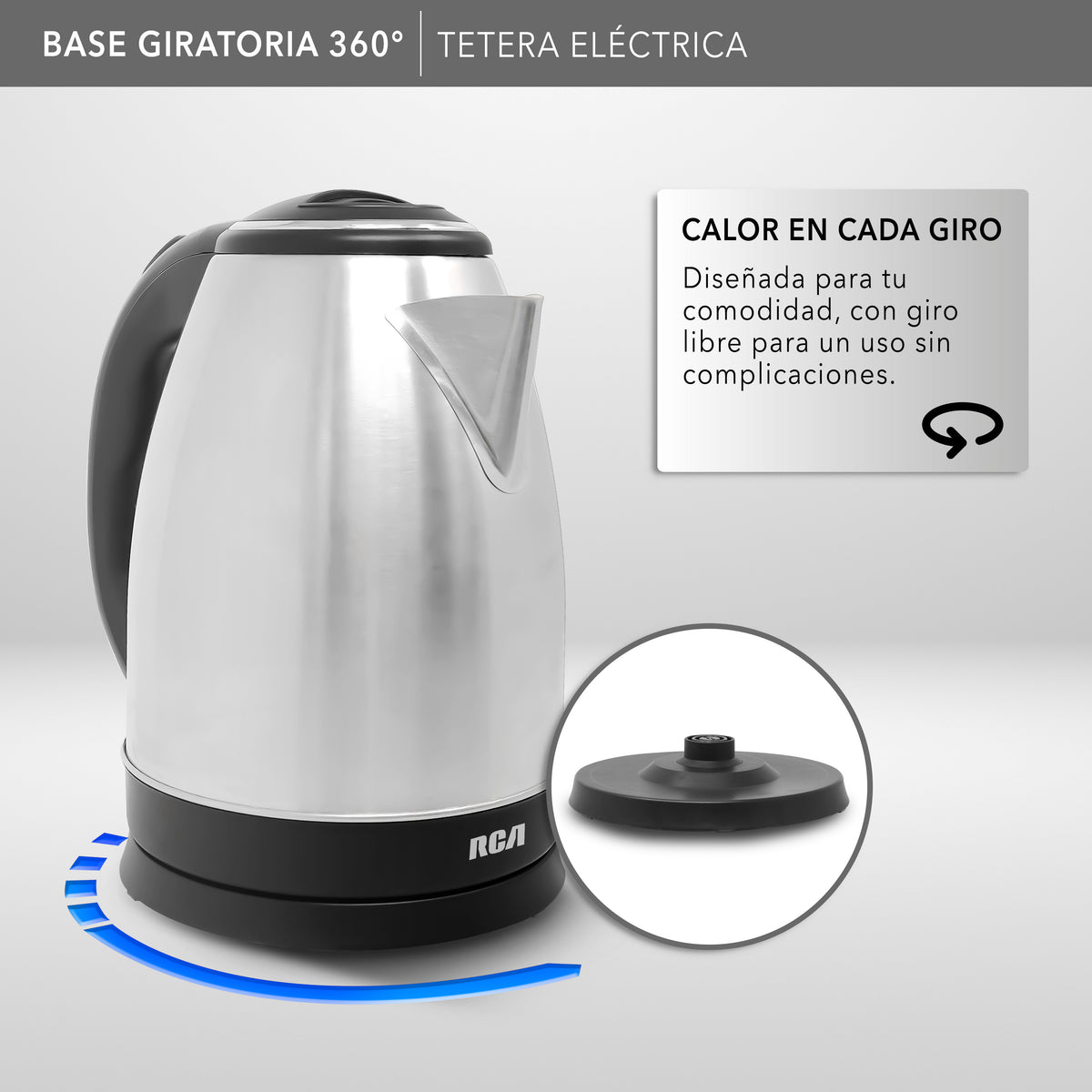 Tetera Eléctrica RC-180GB01