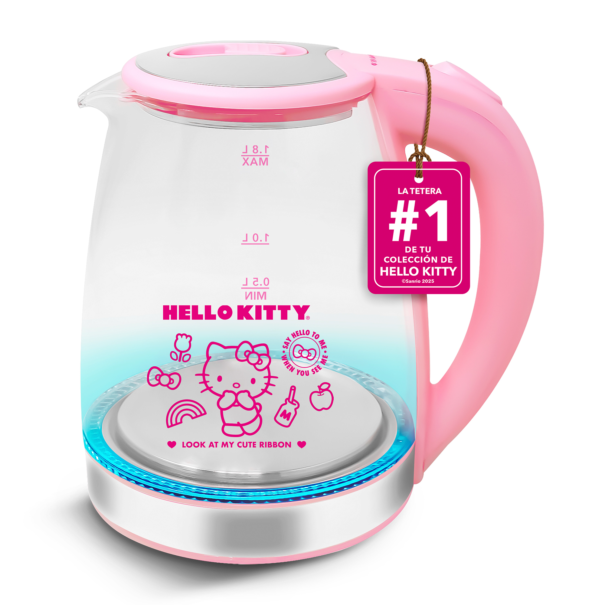Tetera de Vidrio Hello Kitty HK-328