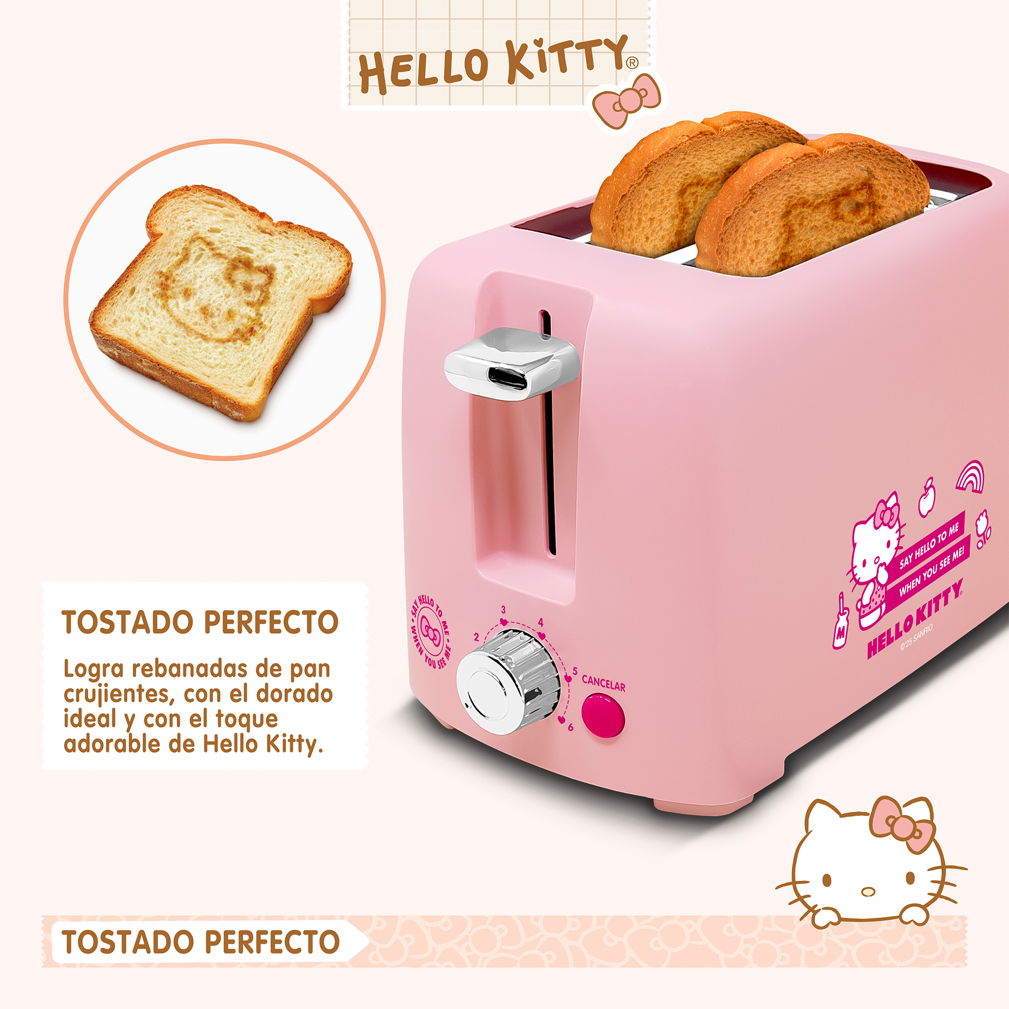 Tostador de Pan Hello Kitty HK-T2