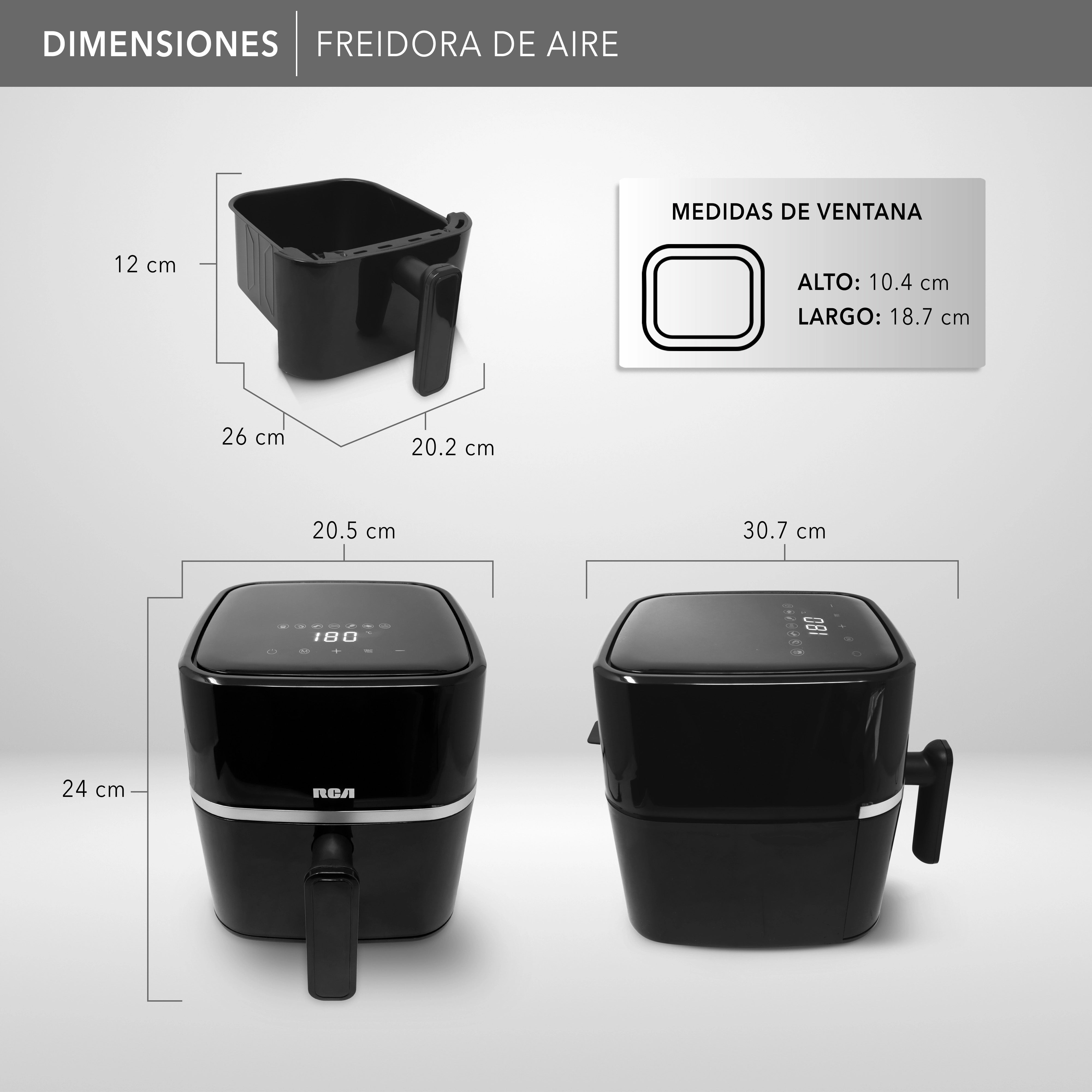 RCA Freidora de Aire Digital RC-114