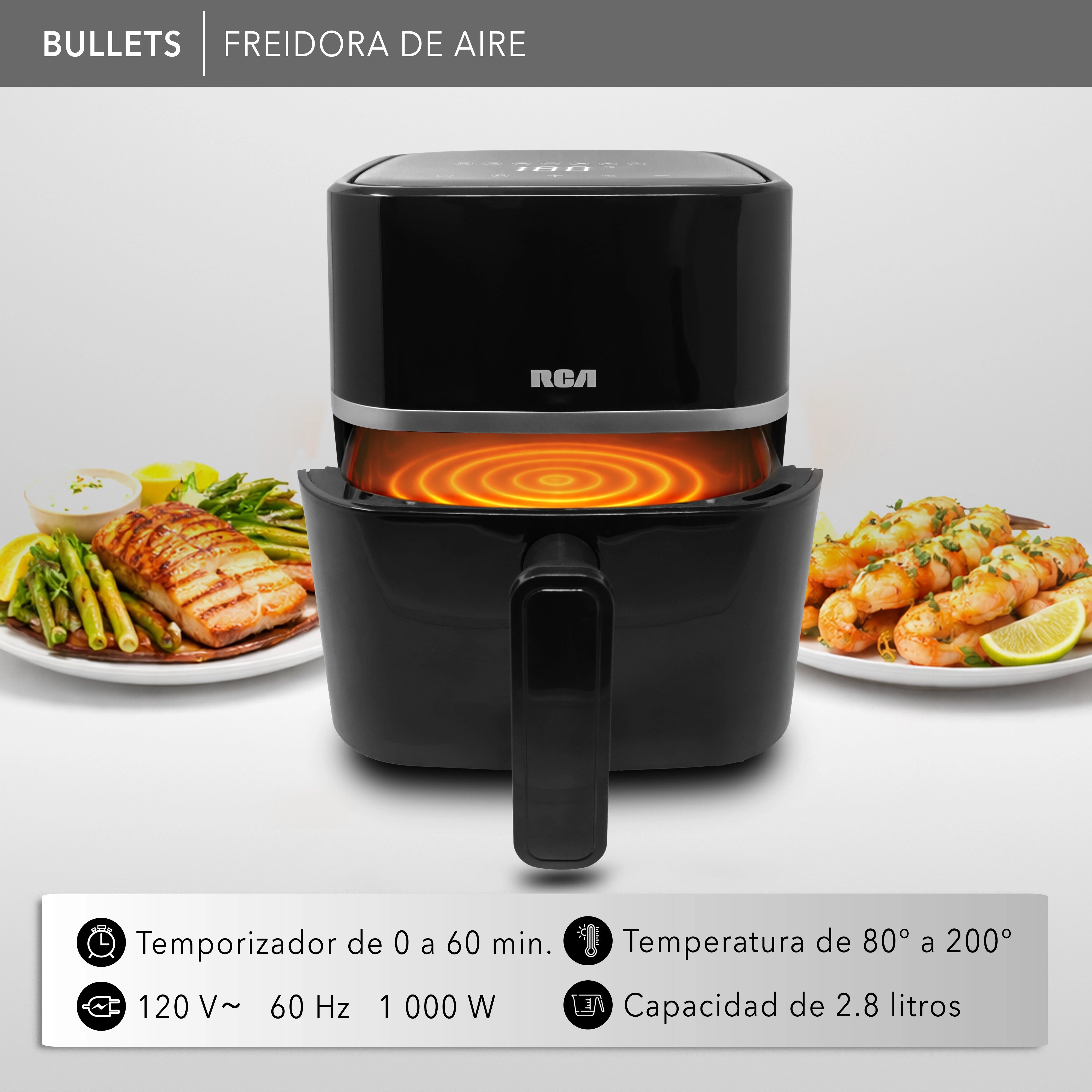 RCA Freidora de Aire Digital RC-114