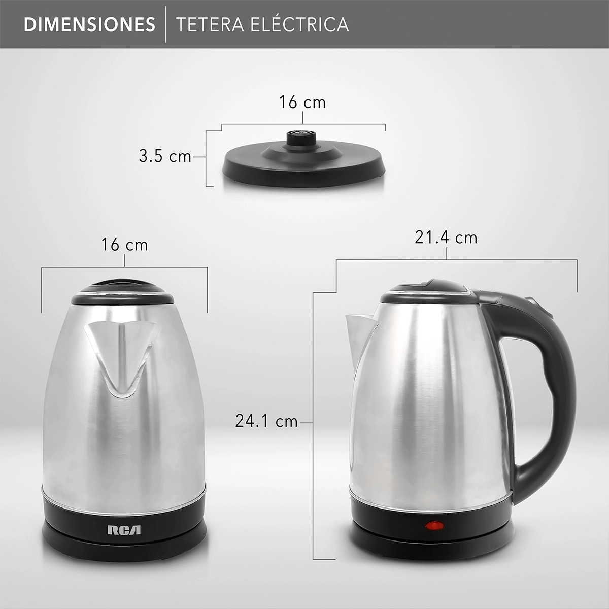 Tetera Eléctrica RC-180GB01