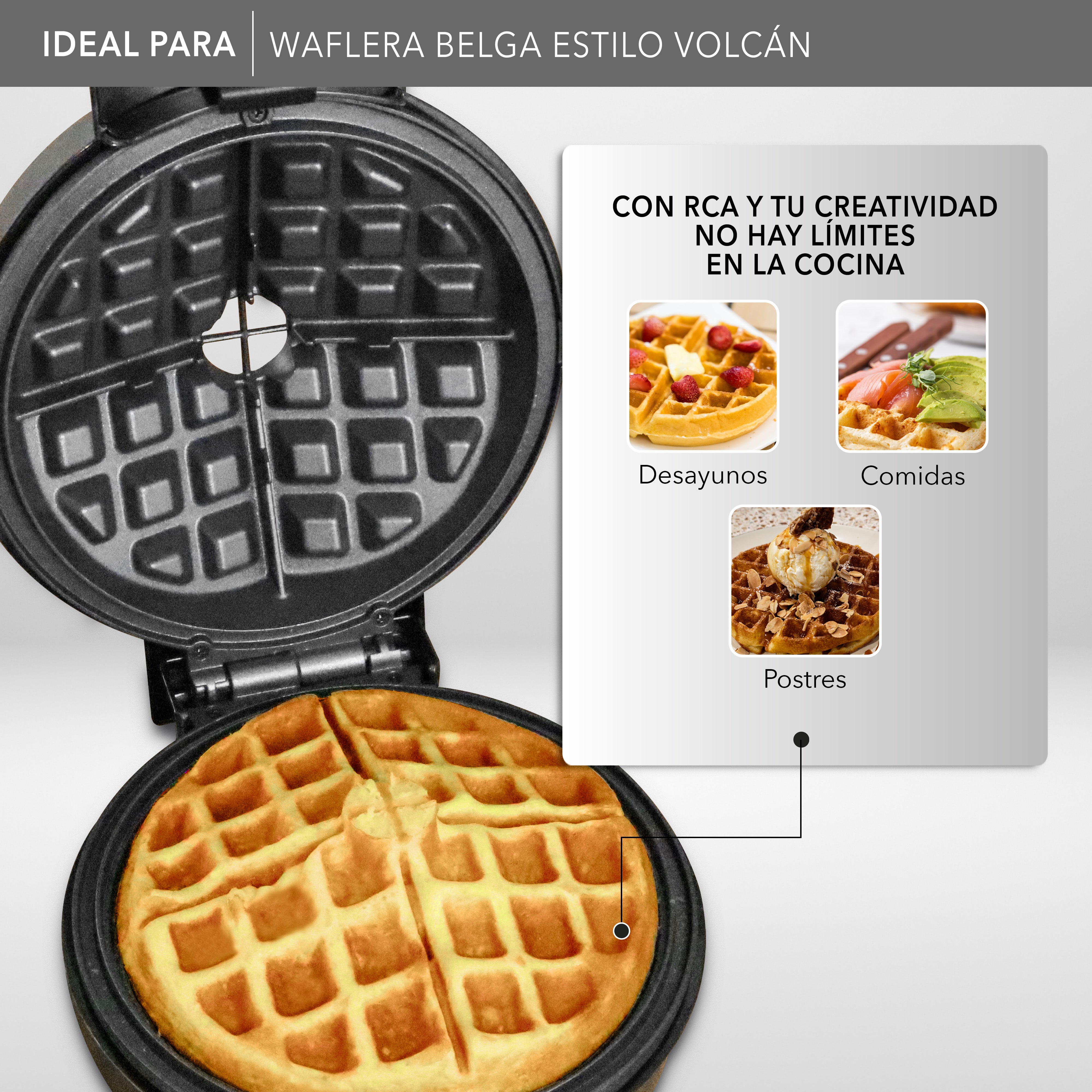 Waflera Belga Eléctrica Estilo Volcán RC-92