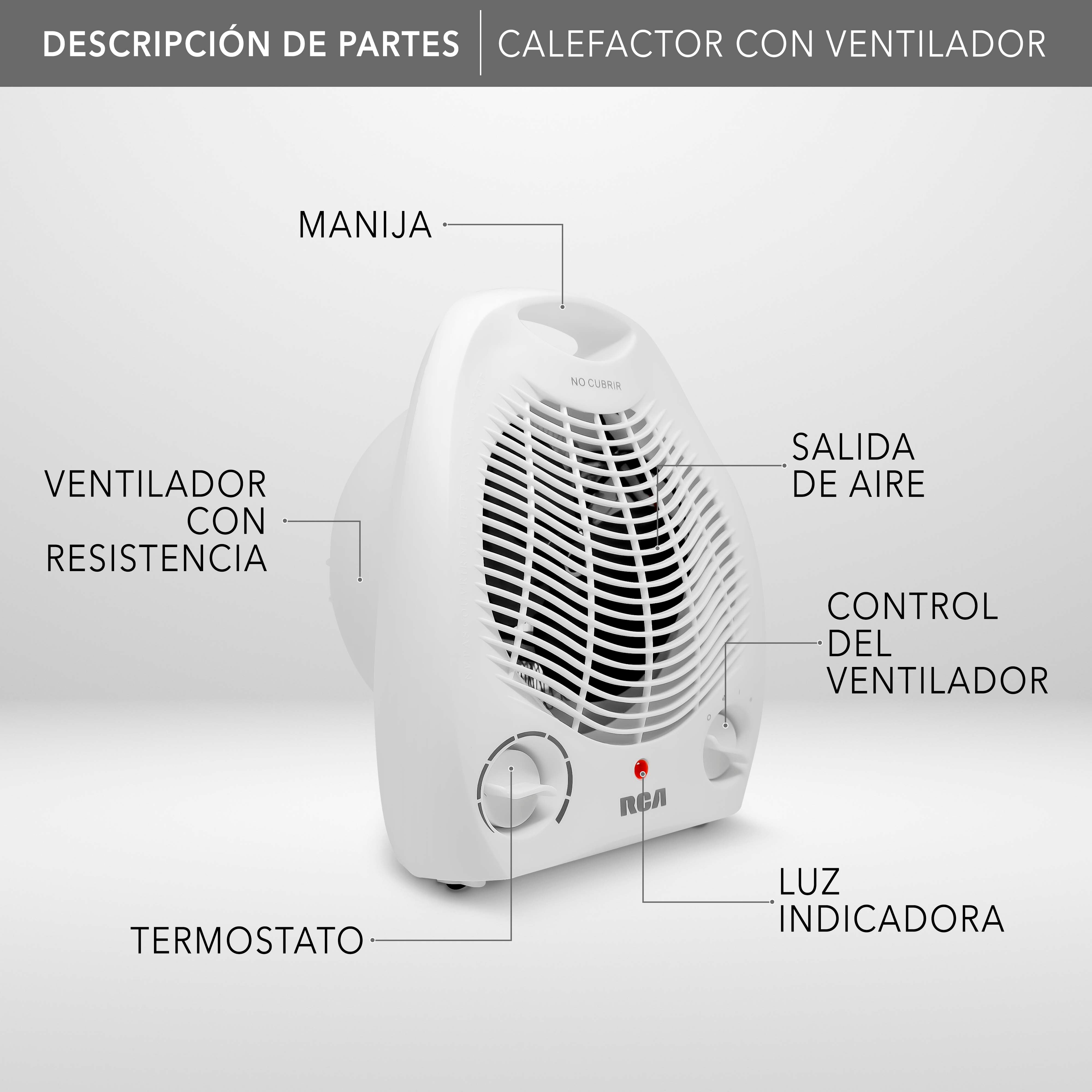Calefactor con Ventilador RC-A01