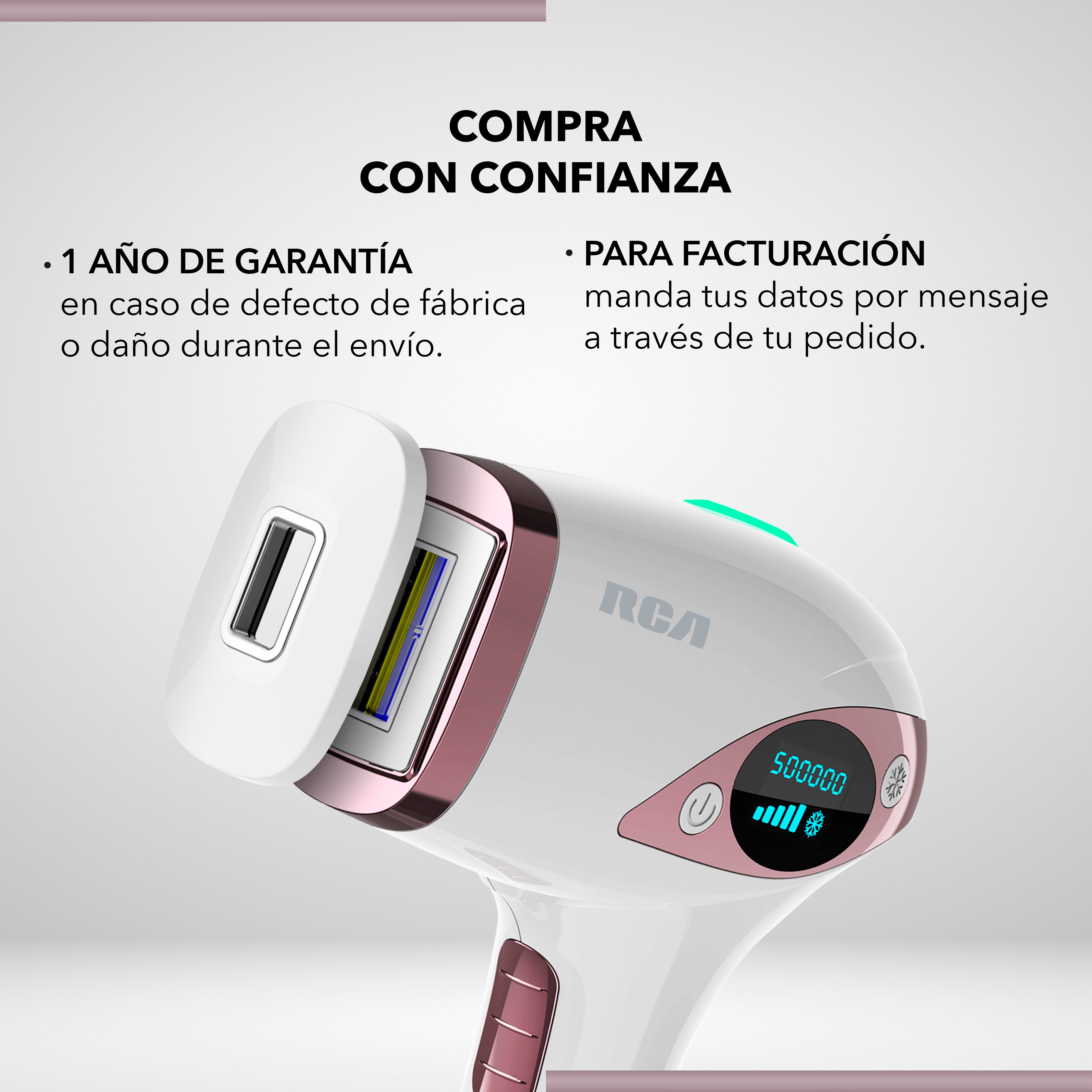 Depiladora de Luz Pulsada con Función de Enfriamiento RC-IPL5