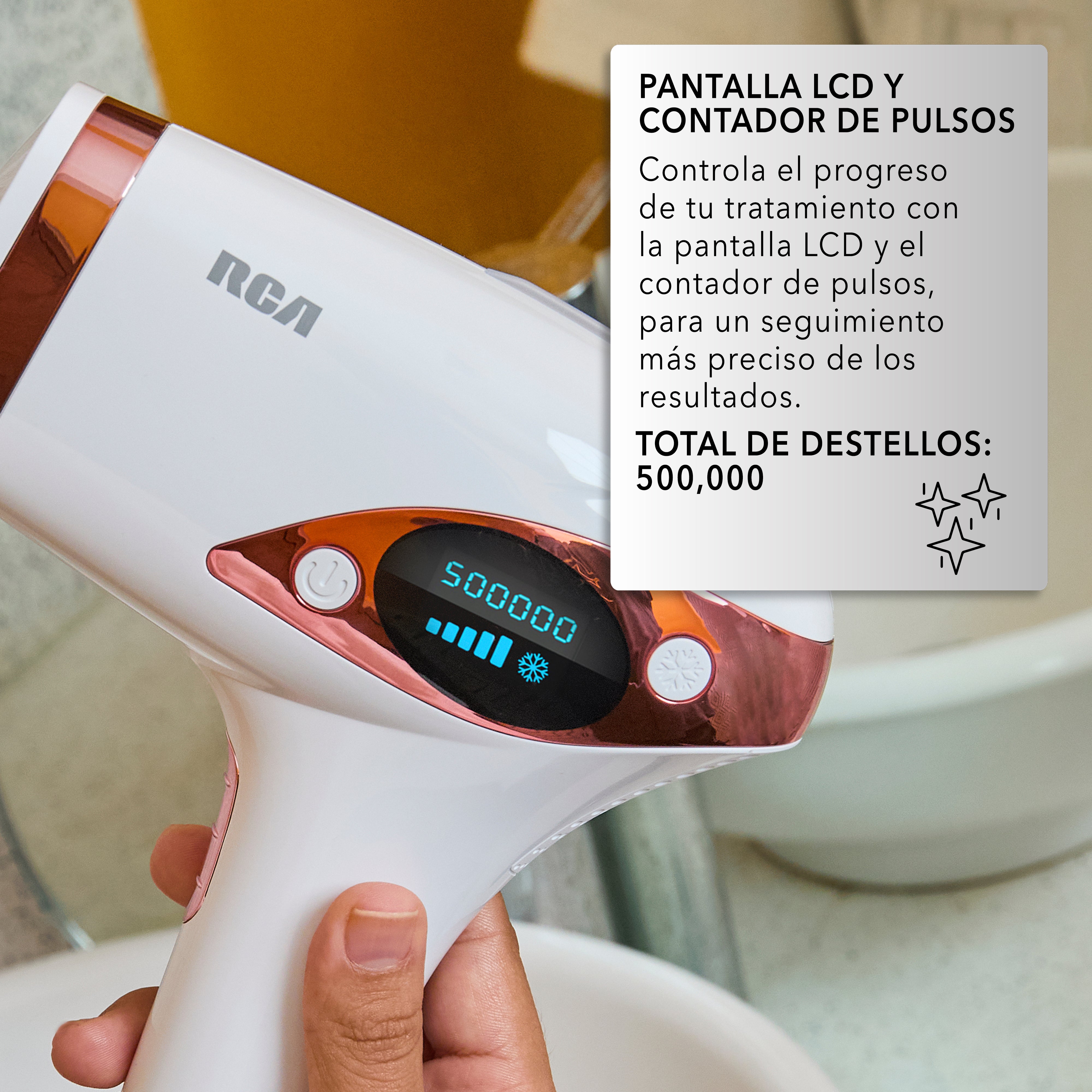 Depiladora de Luz Pulsada con Función de Enfriamiento RC-IPL5
