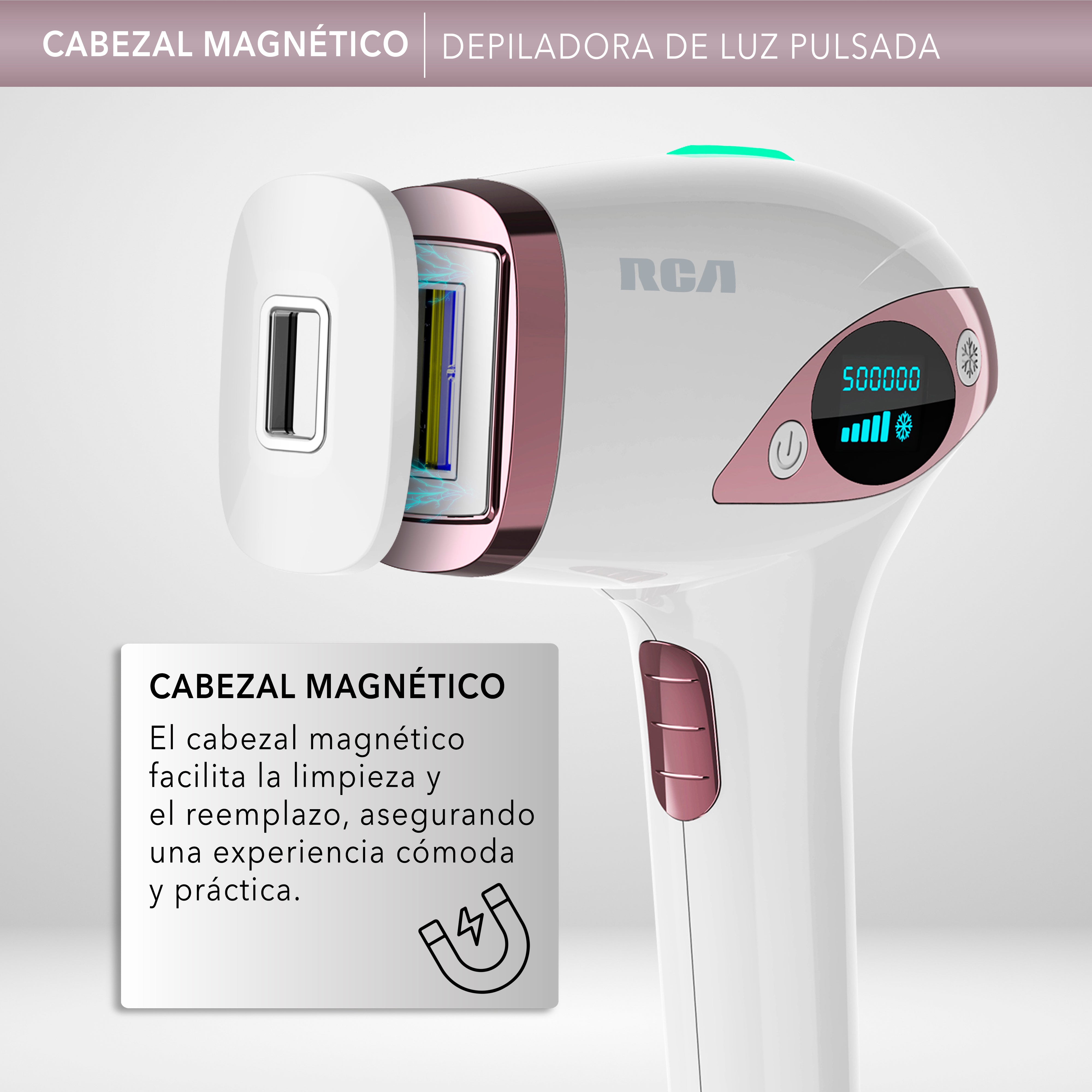 Depiladora de Luz Pulsada con Función de Enfriamiento RC-IPL5