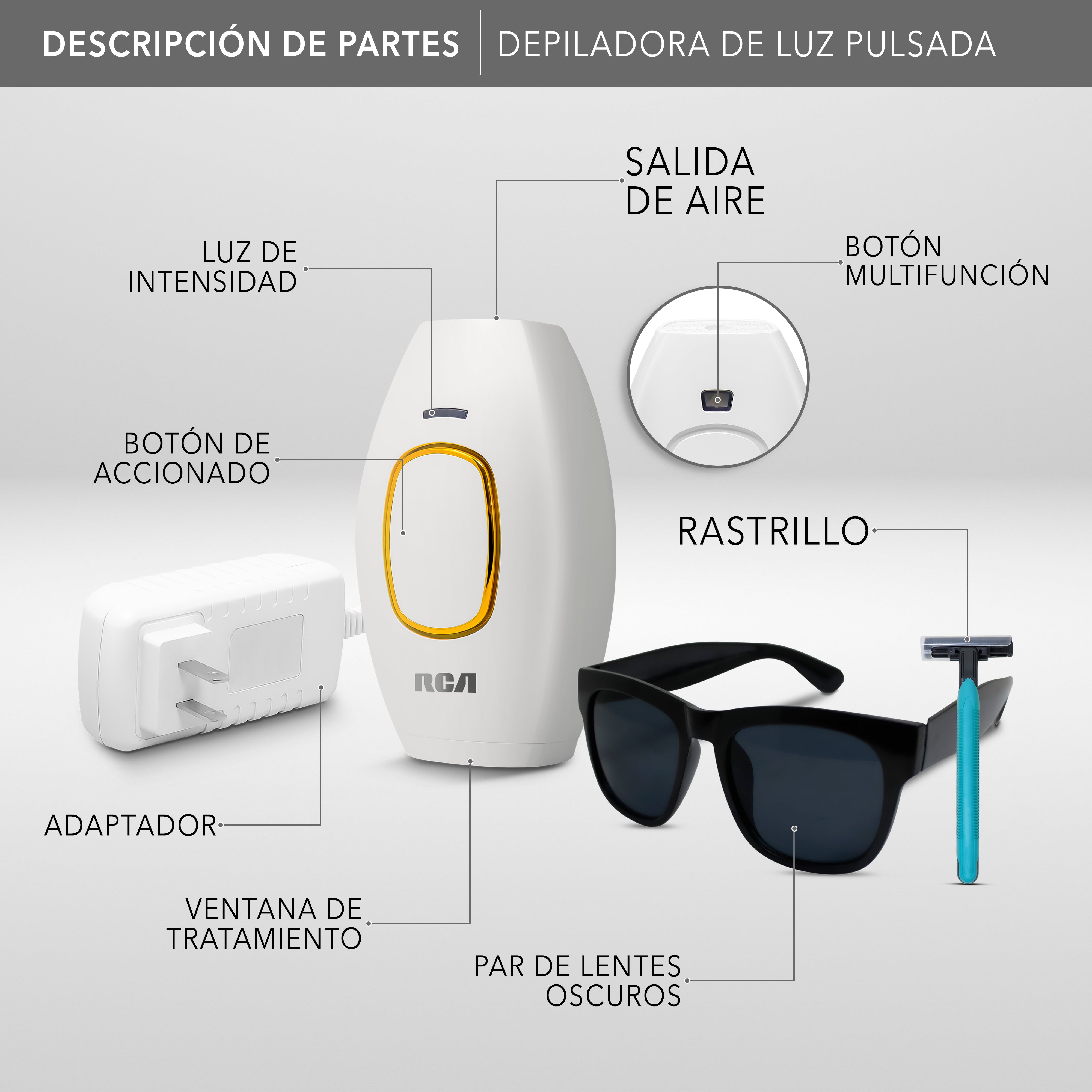 Depiladora de Luz Pulsada RC-IPL