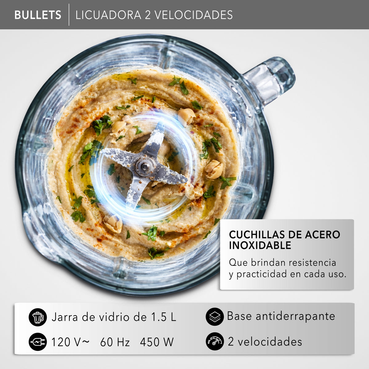 Licuadora con 2 Velocidades RC-L2