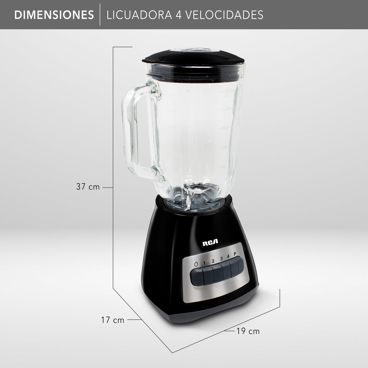 Licuadora con 4 Velocidades RC-L3