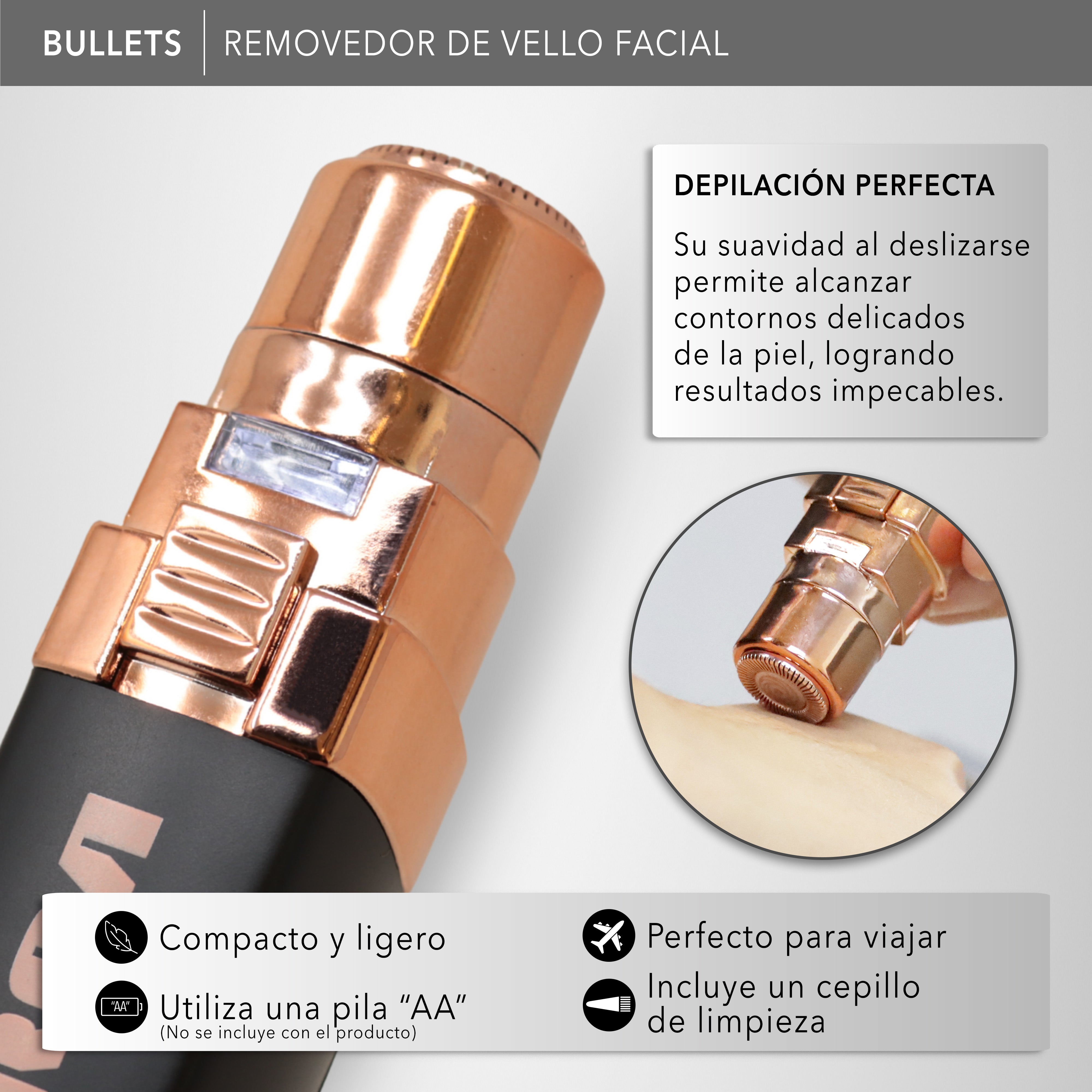 Removedor de vello facial RC-P29