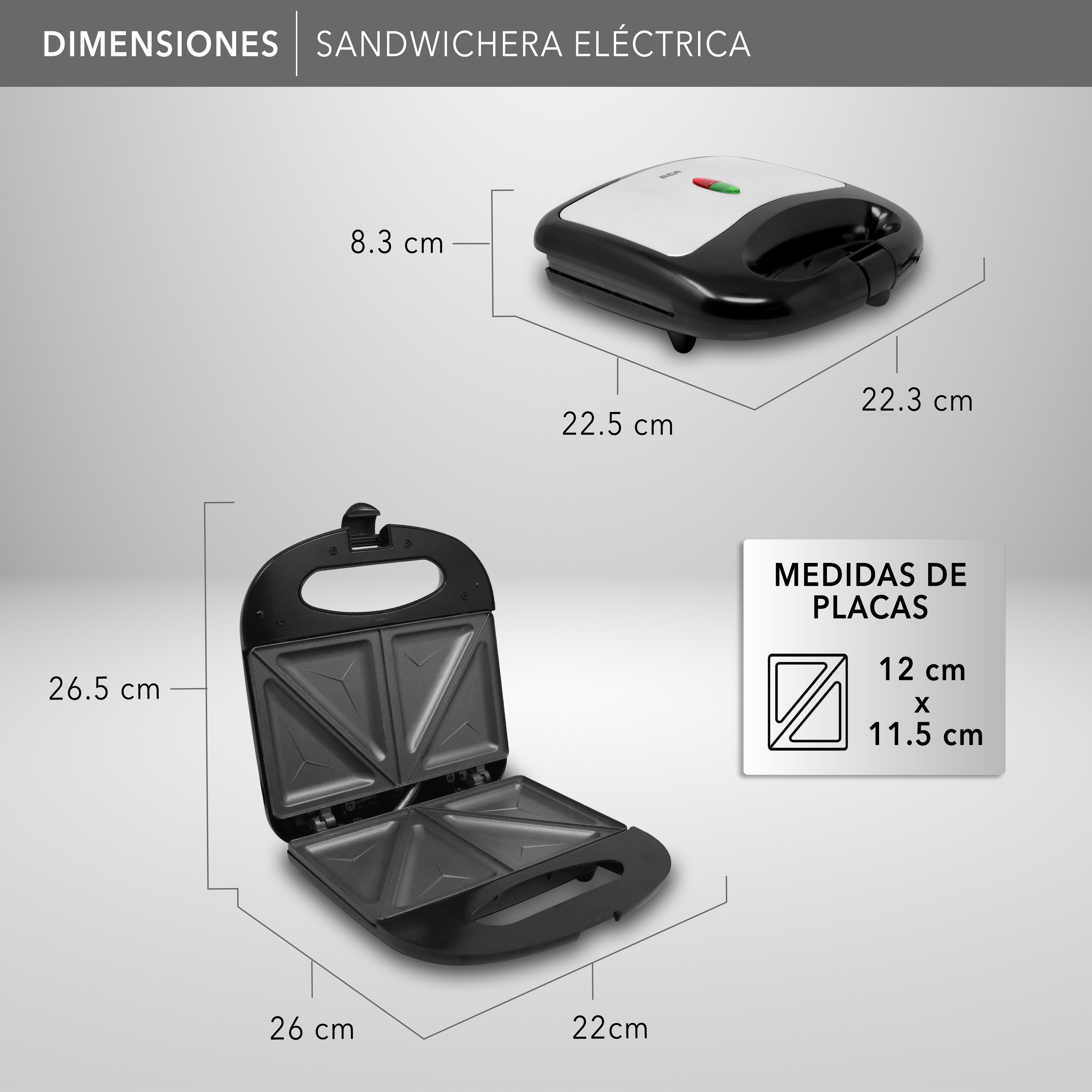 RCA Sandwichera Eléctrica RC-SW1
