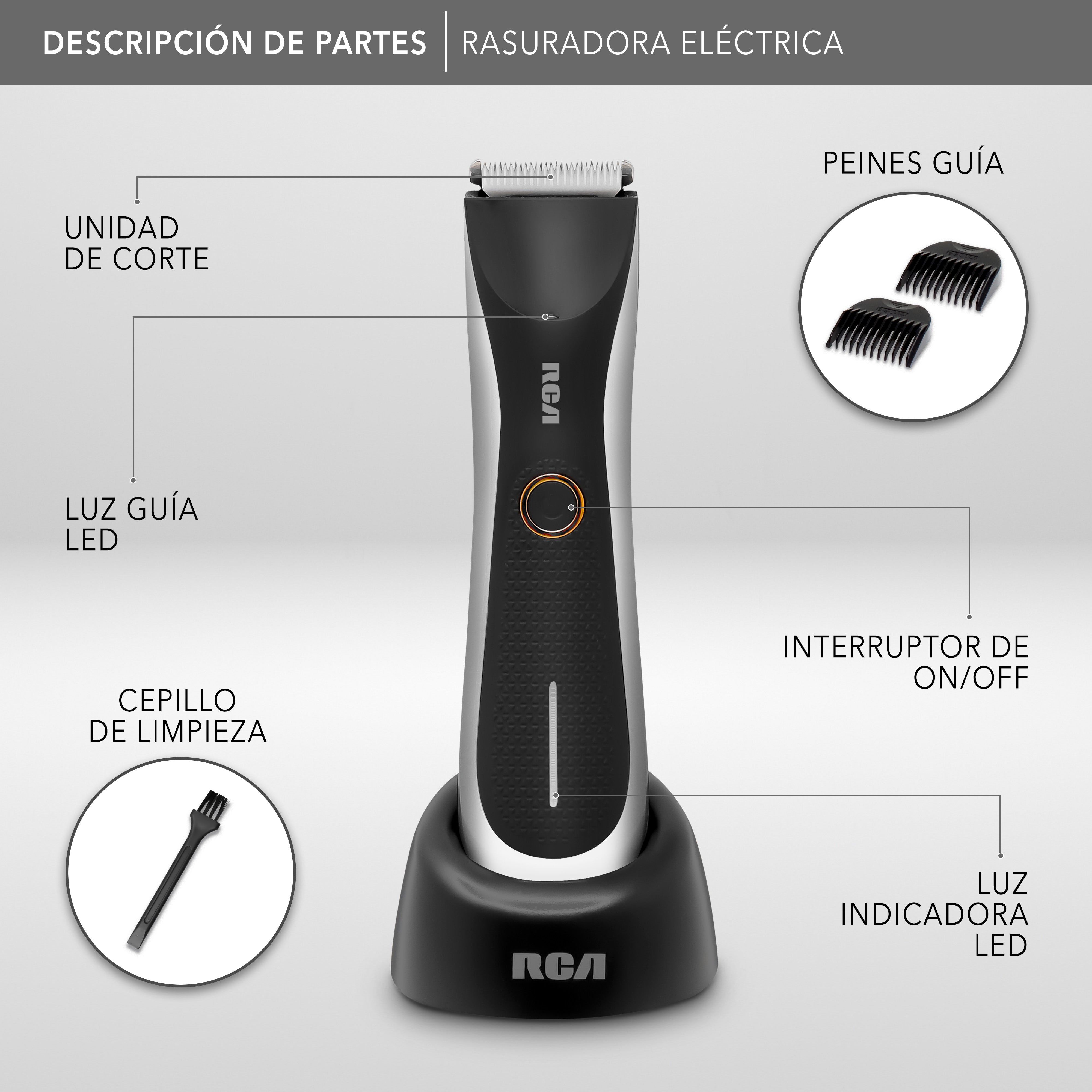 Rasuradora Eléctrica Inalámbrica RC-TR1