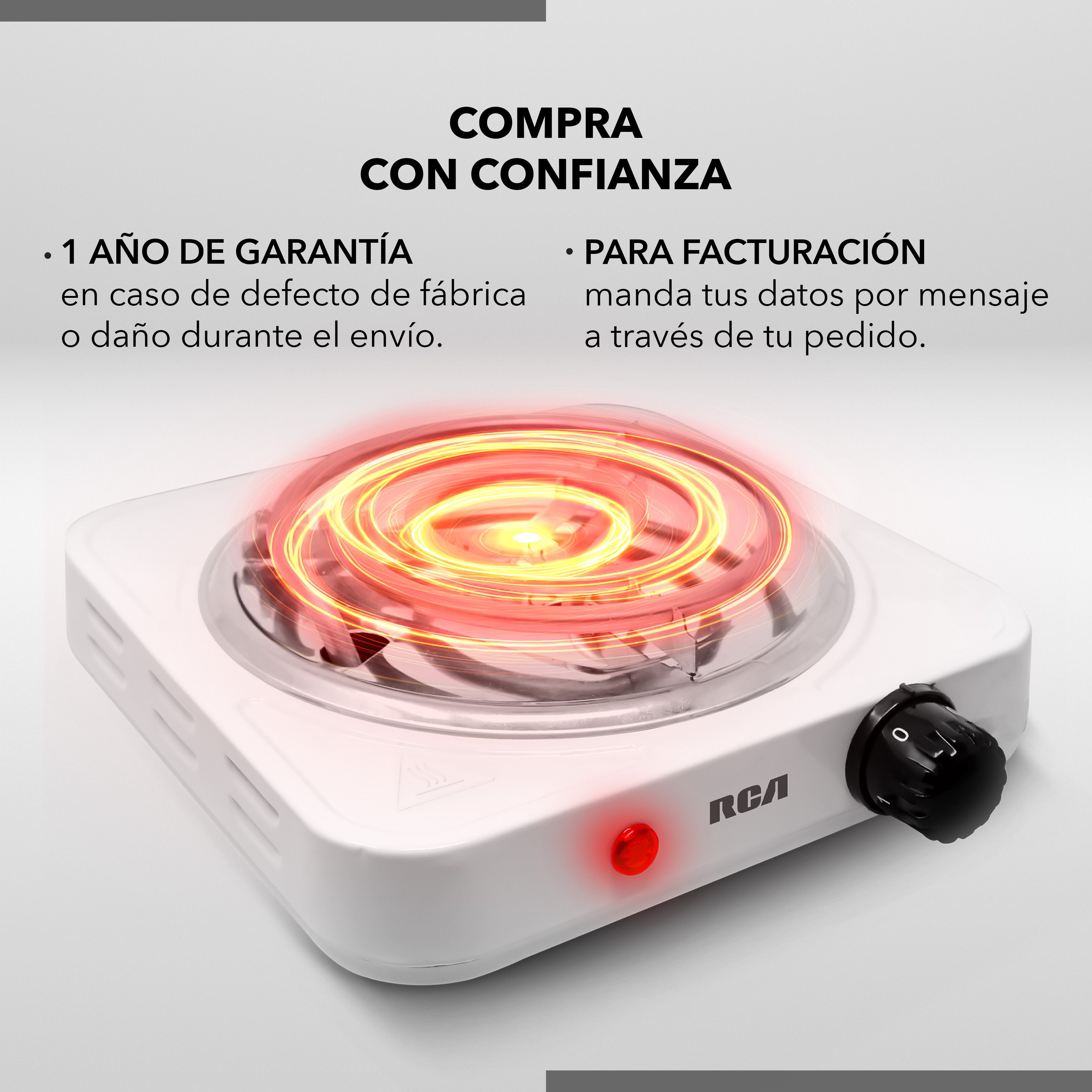 Parrilla Eléctrica de Espiral RC1000A