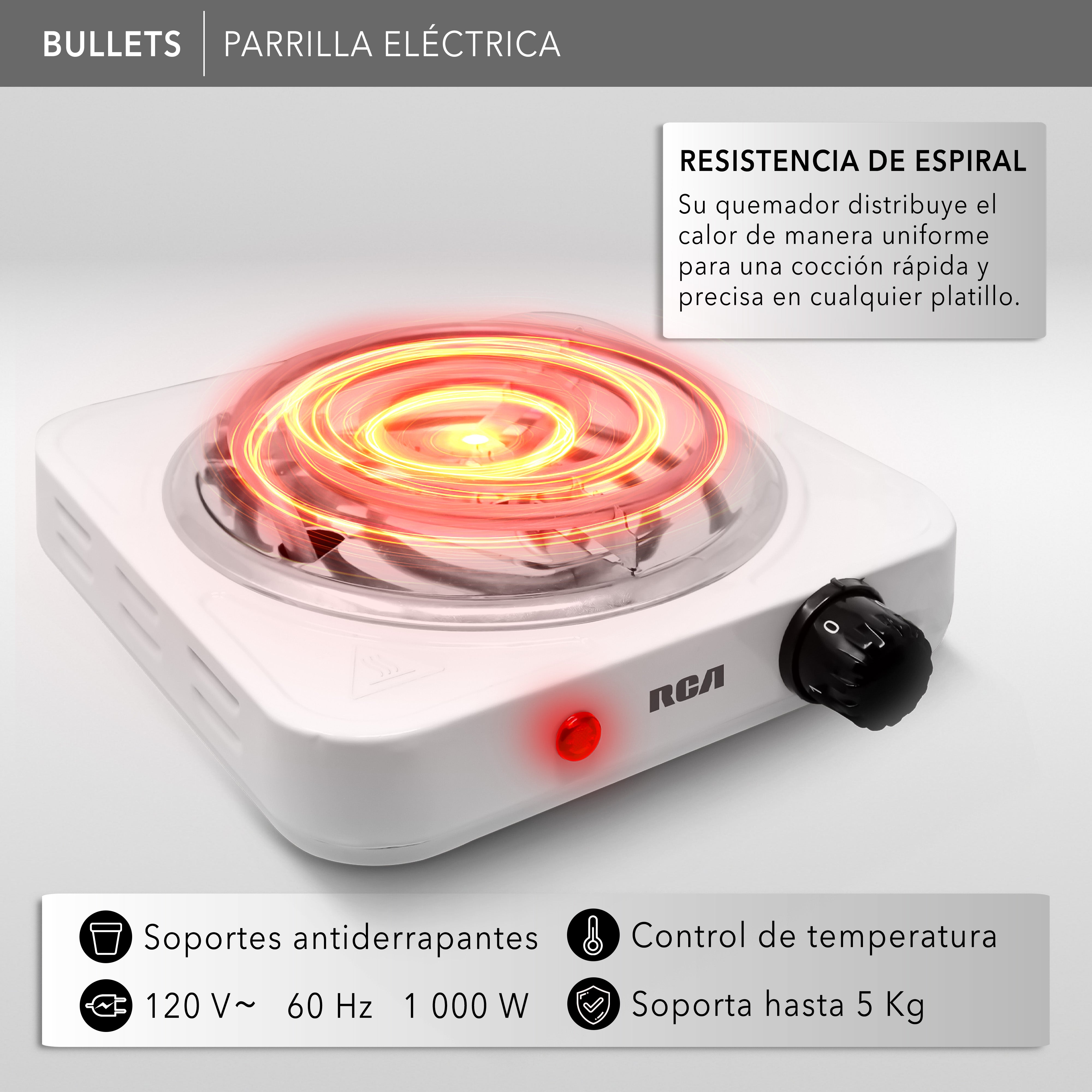 Parrilla Eléctrica de Espiral RC1000A