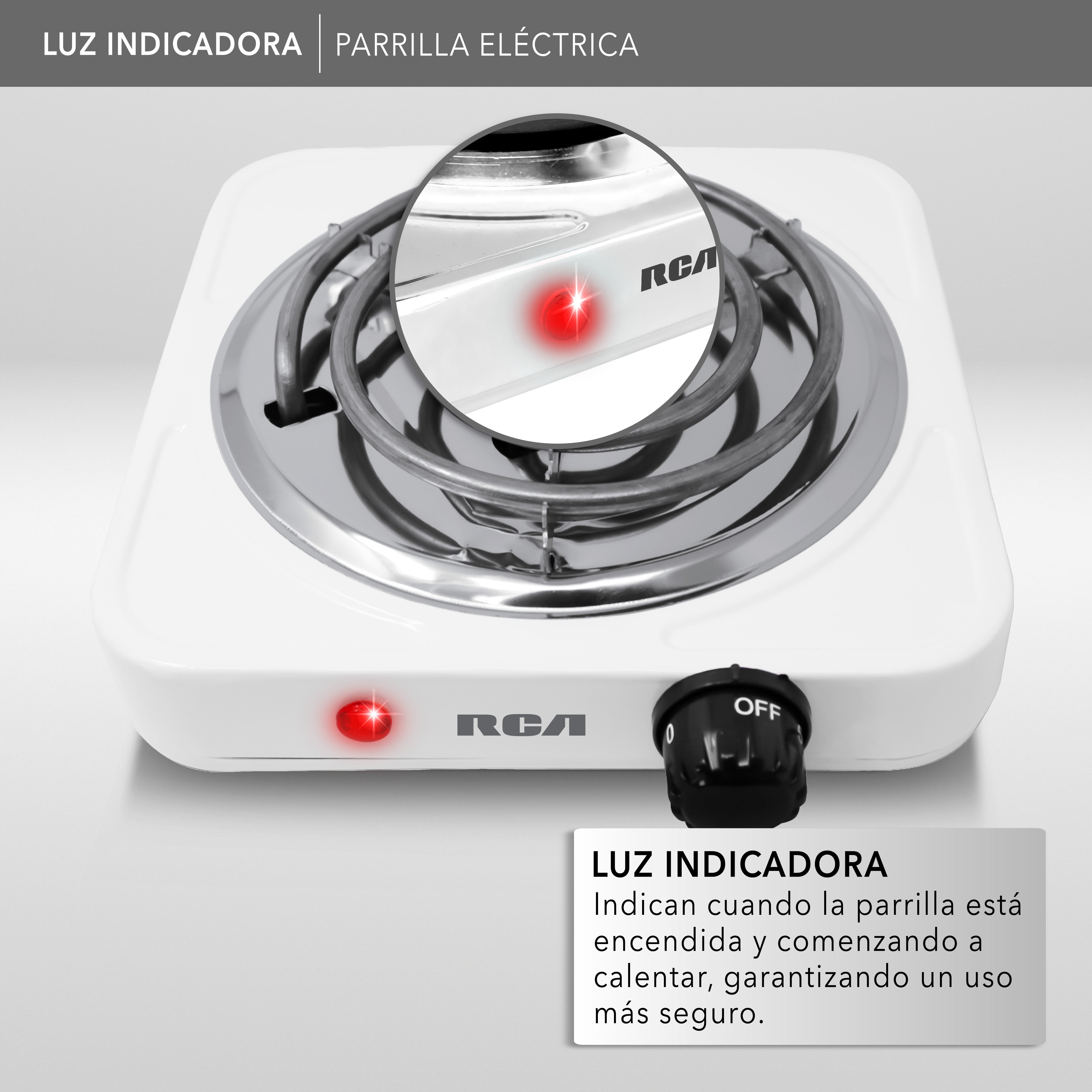 Parrilla Eléctrica de Espiral RC1000A