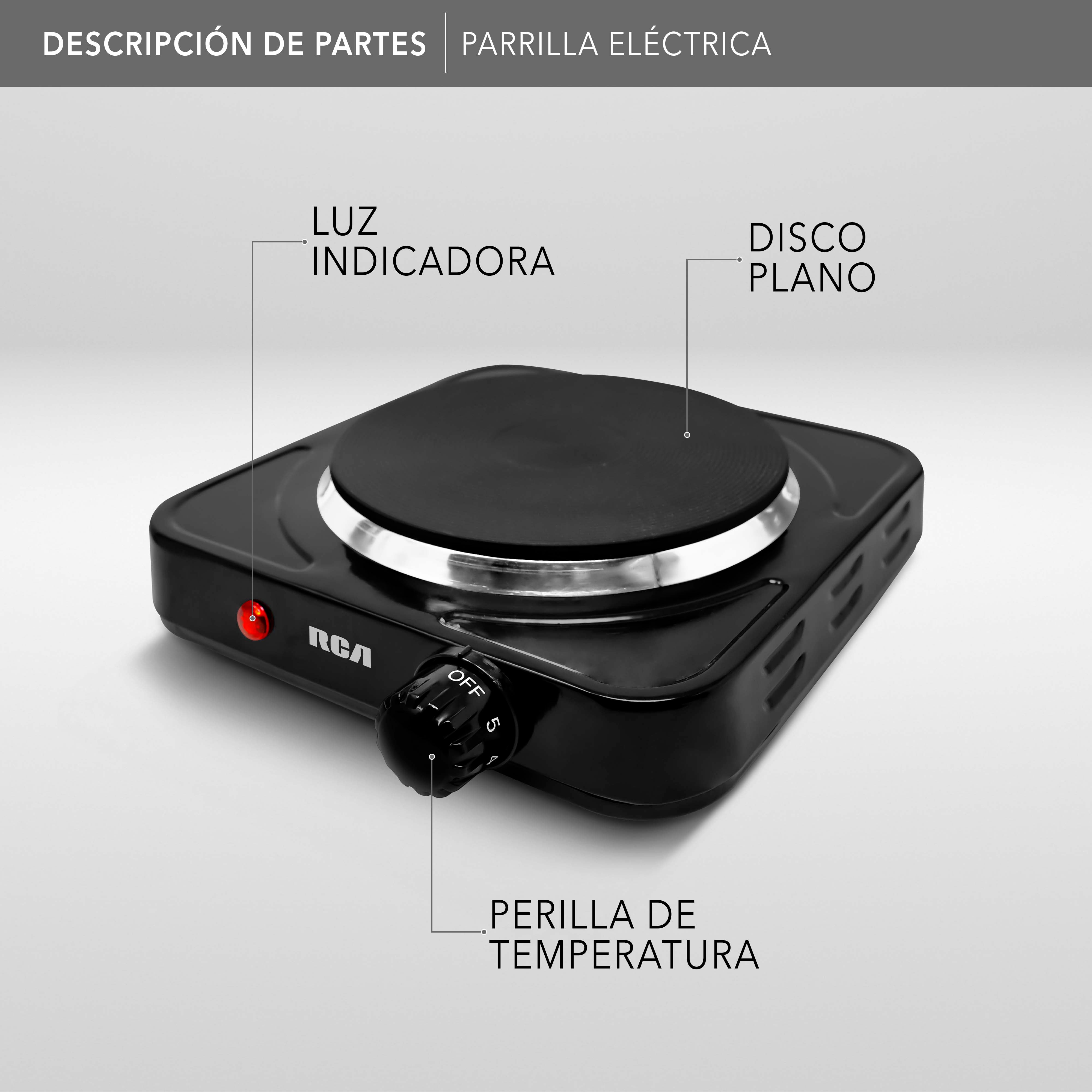 Parrilla Eléctrica RC1000N