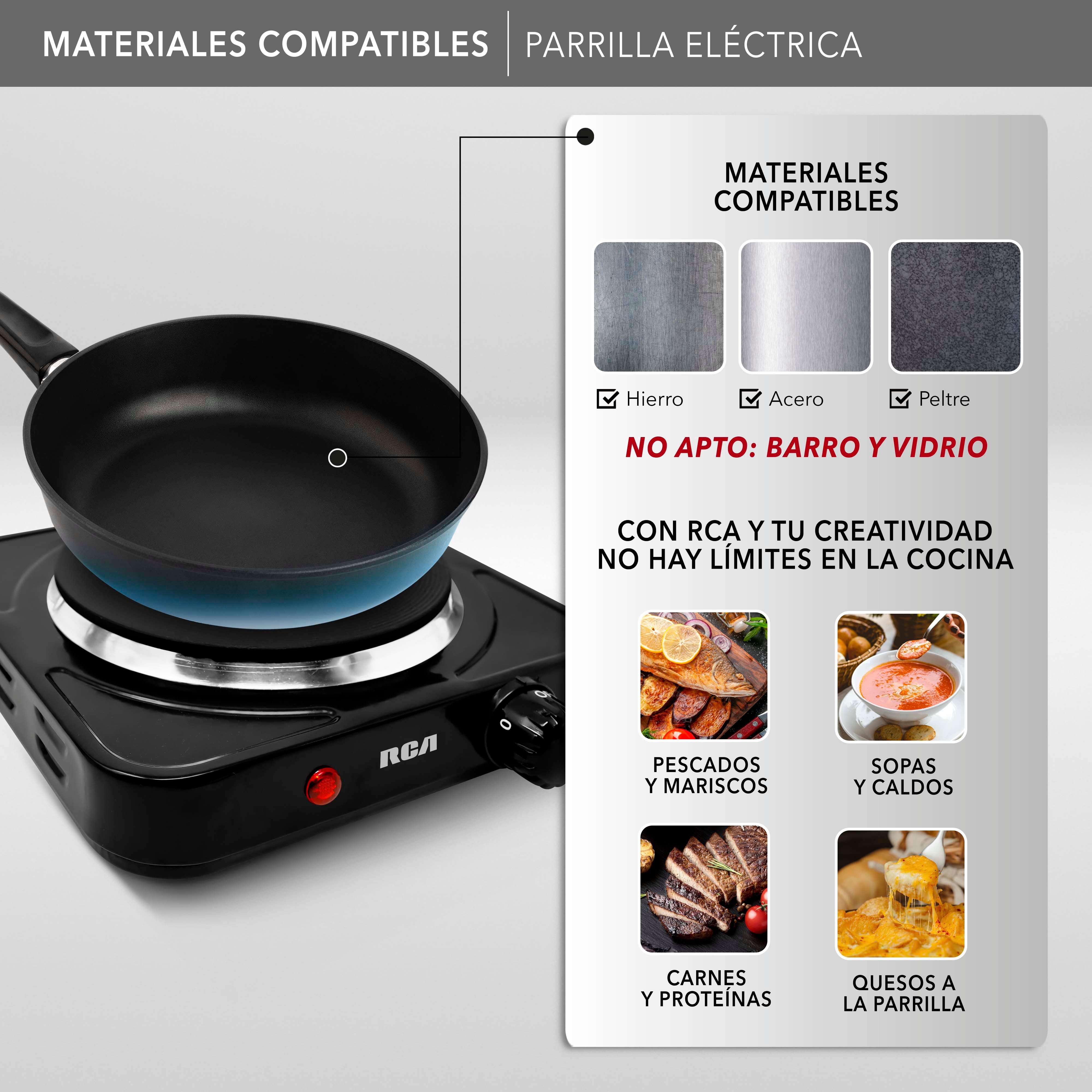 Parrilla Eléctrica RC1000N