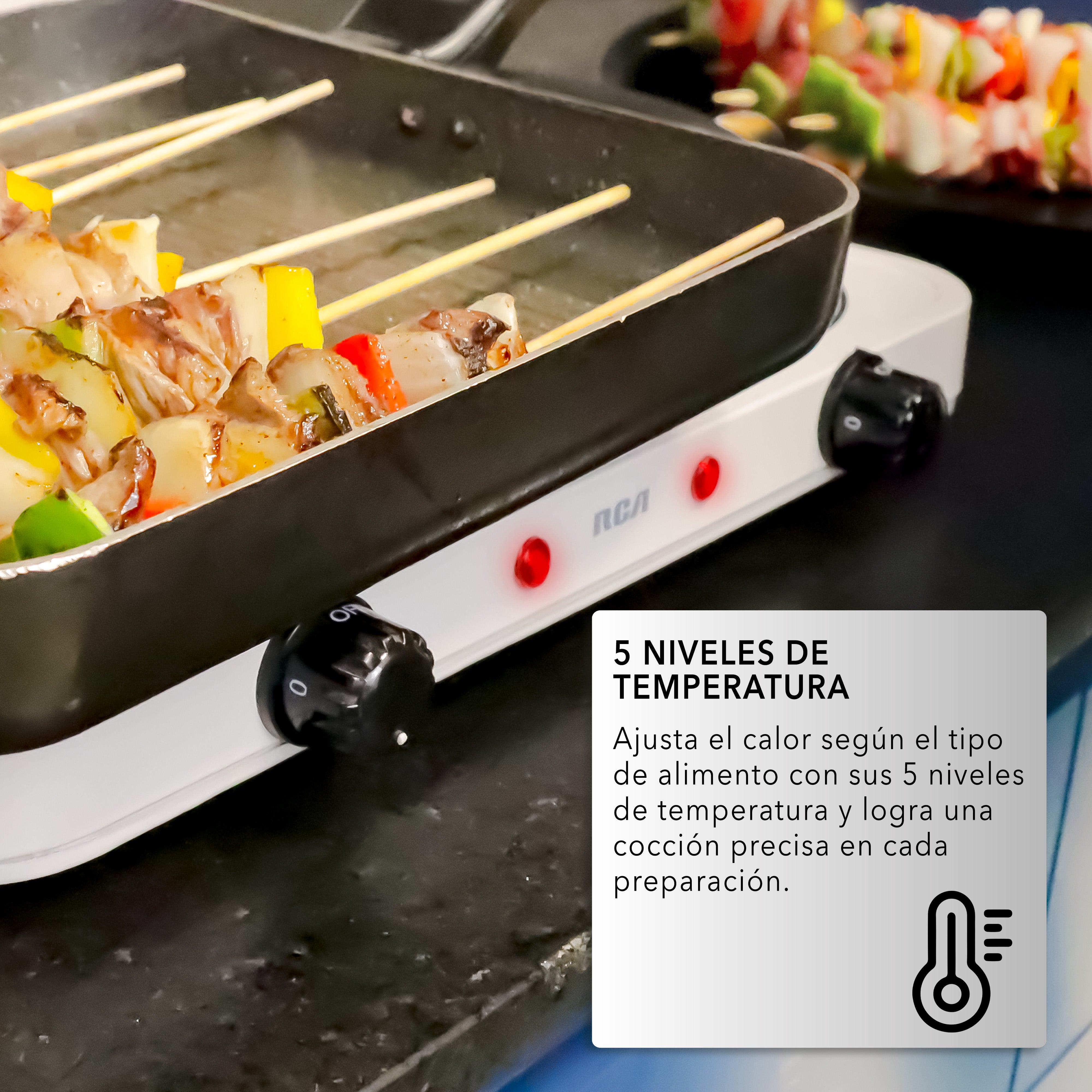Parrilla Eléctrica de Espiral RC2000A
